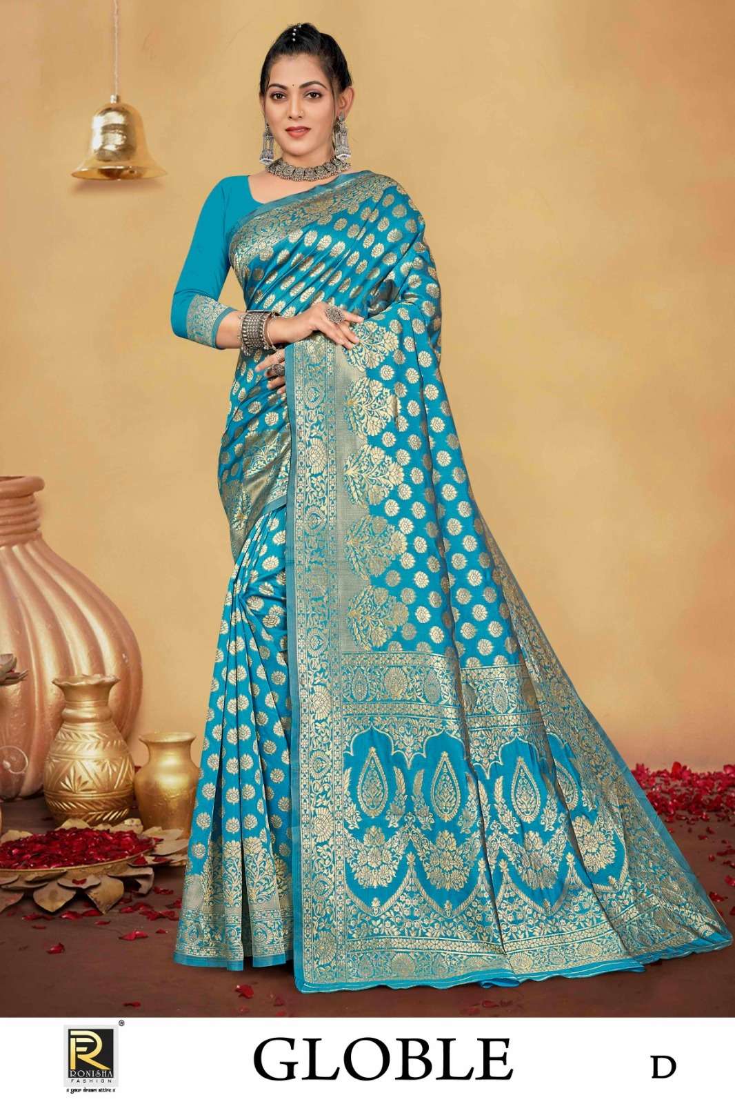 Ronisha Globle Banarasi Silk Saree Wholesale catalog