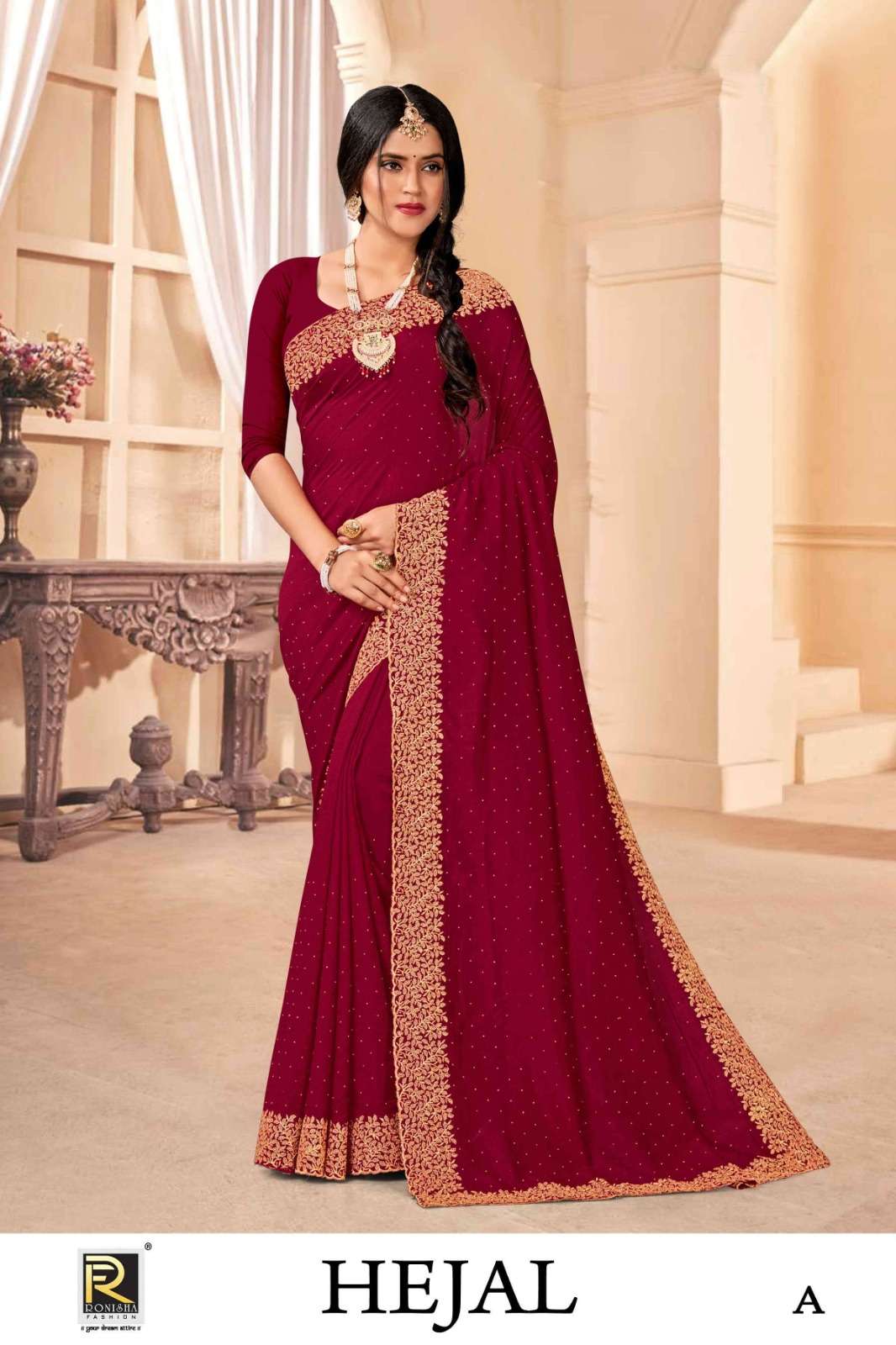 Ronisha Hejal vichitra Silk Saree Wholesale catalog