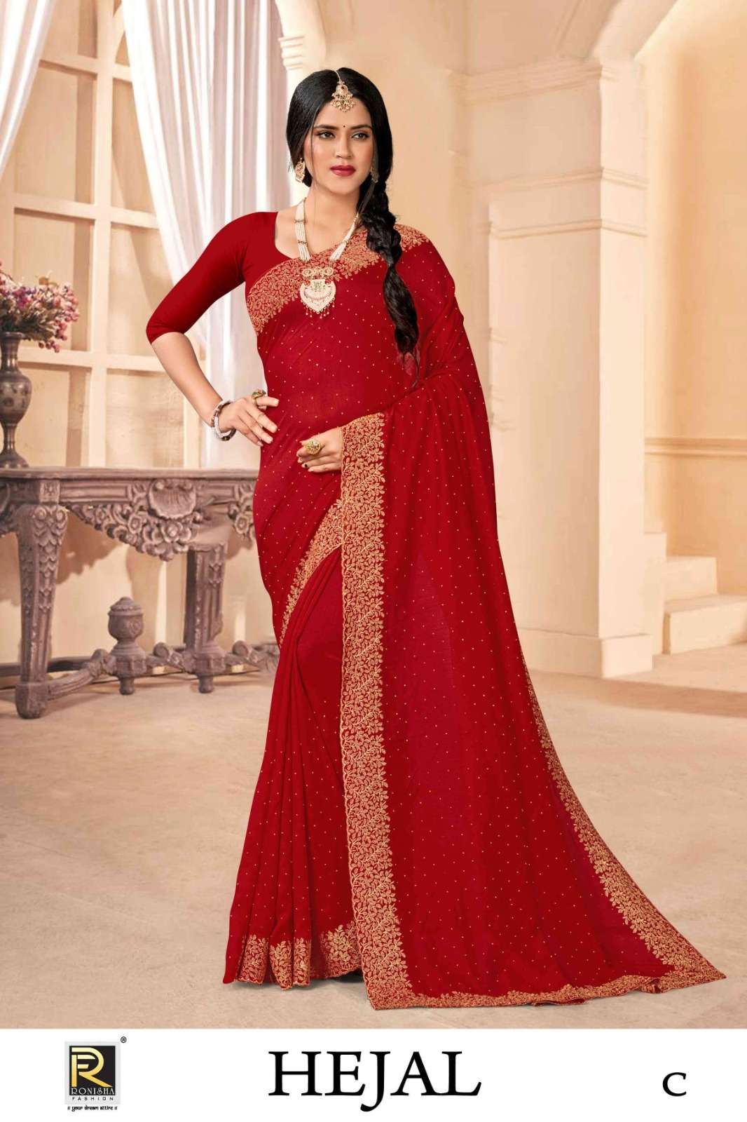 Ronisha Hejal vichitra Silk Saree Wholesale catalog