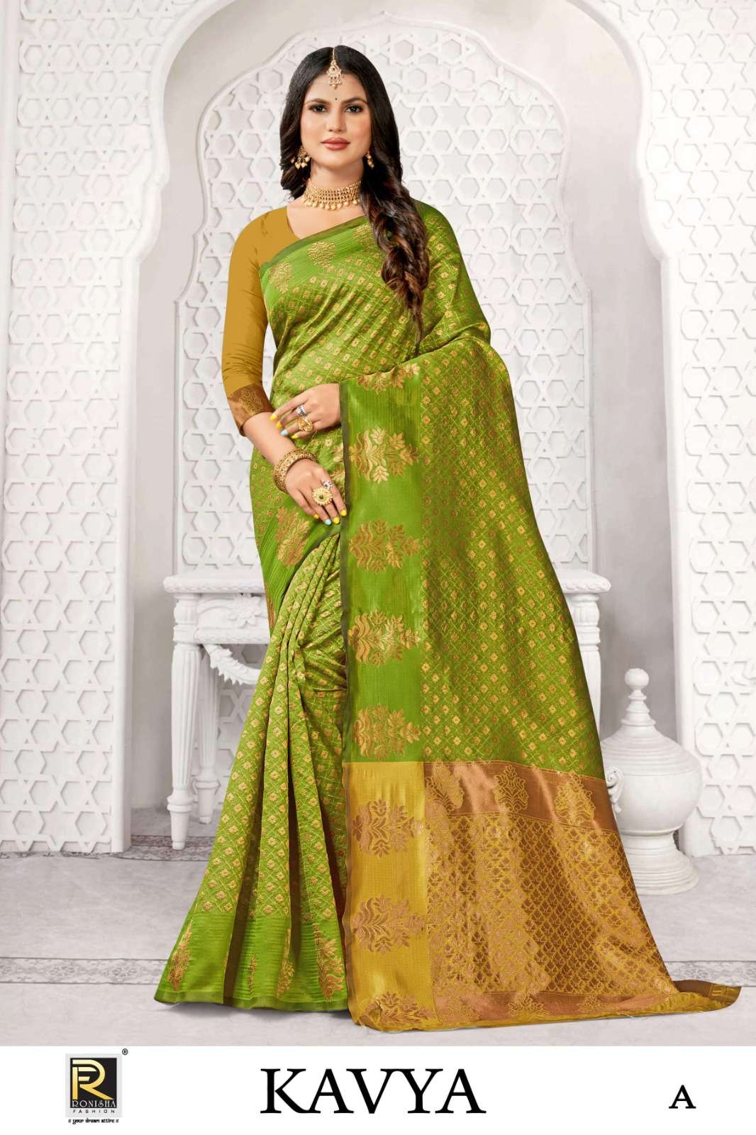 Ronisha Kavya Banarasi Silk Saree Wholesale catalog