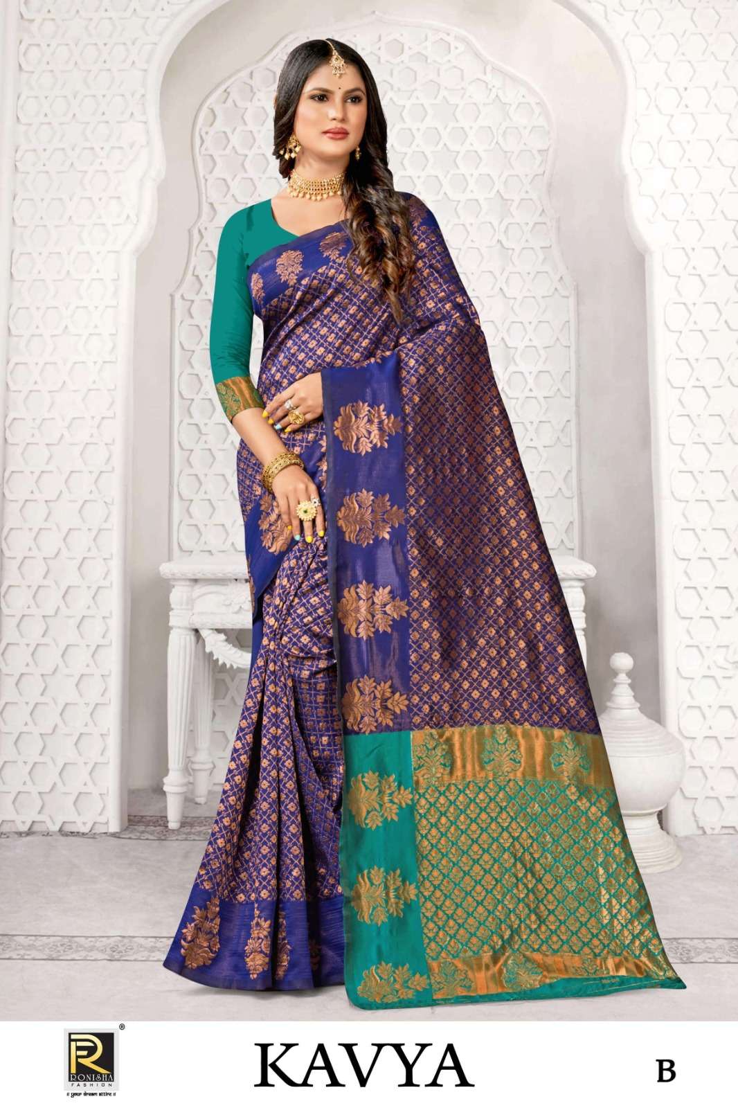 Ronisha Kavya Banarasi Silk Saree Wholesale catalog