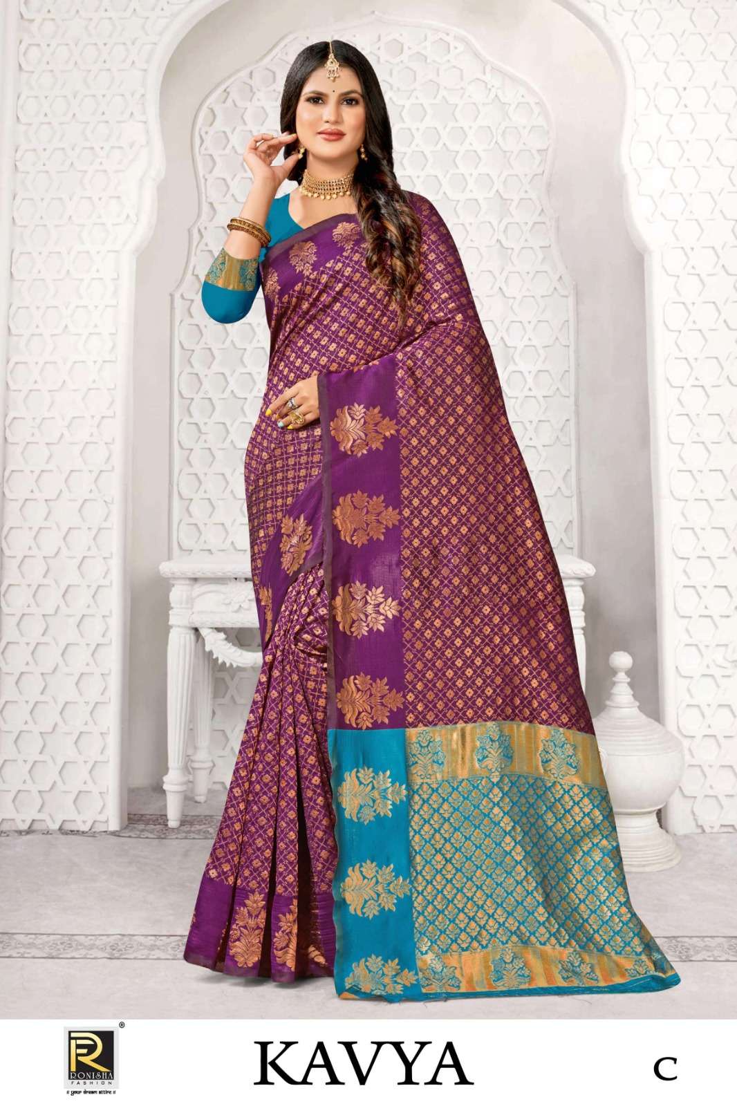 Ronisha Kavya Banarasi Silk Saree Wholesale catalog