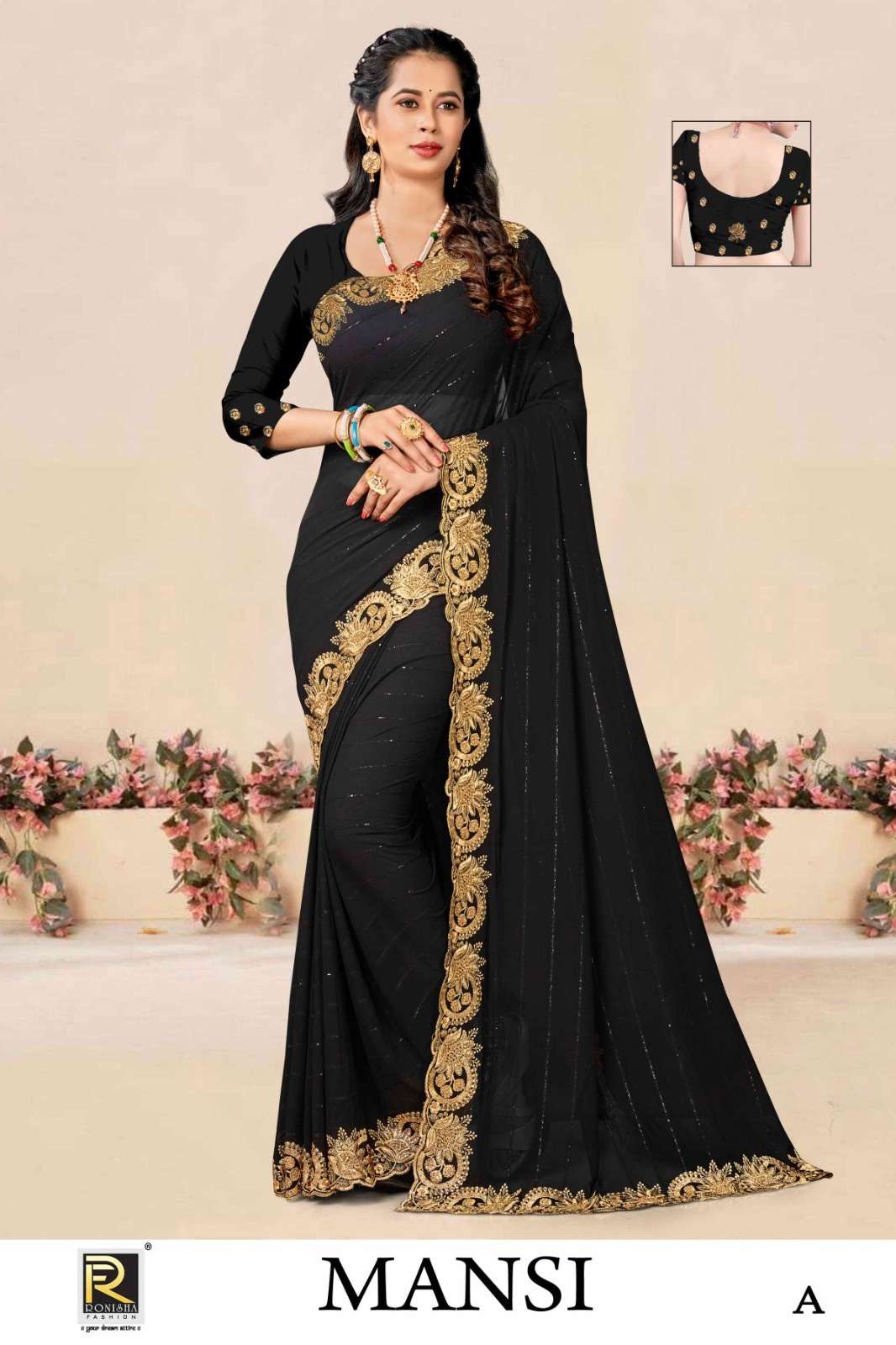 Ronisha Mansi Saree Wholesale catalog