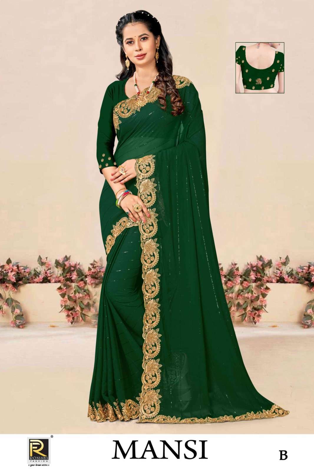 Ronisha Mansi Saree Wholesale catalog