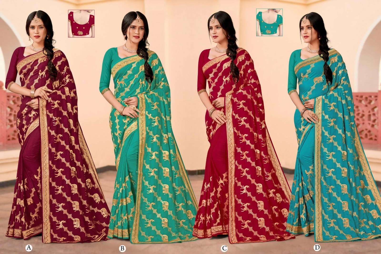 Ronisha Nature Saree Wholesale catalog