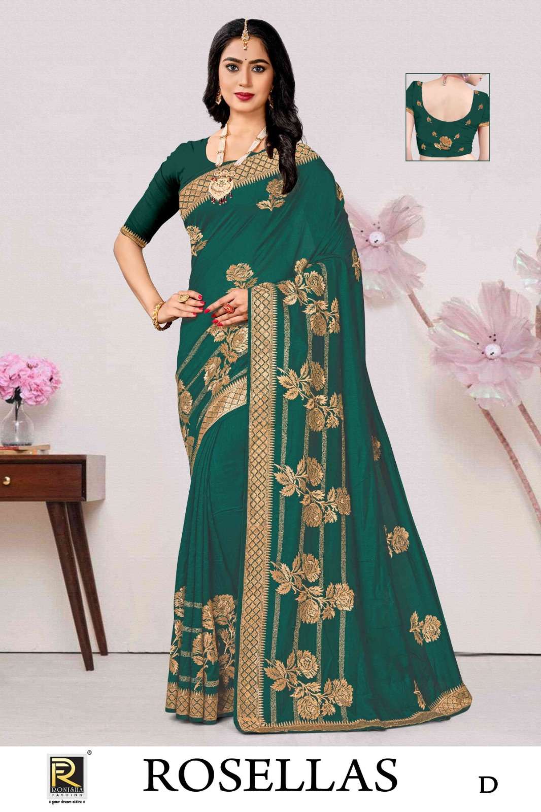 Ronisha Rosellas Saree Wholesale catalog