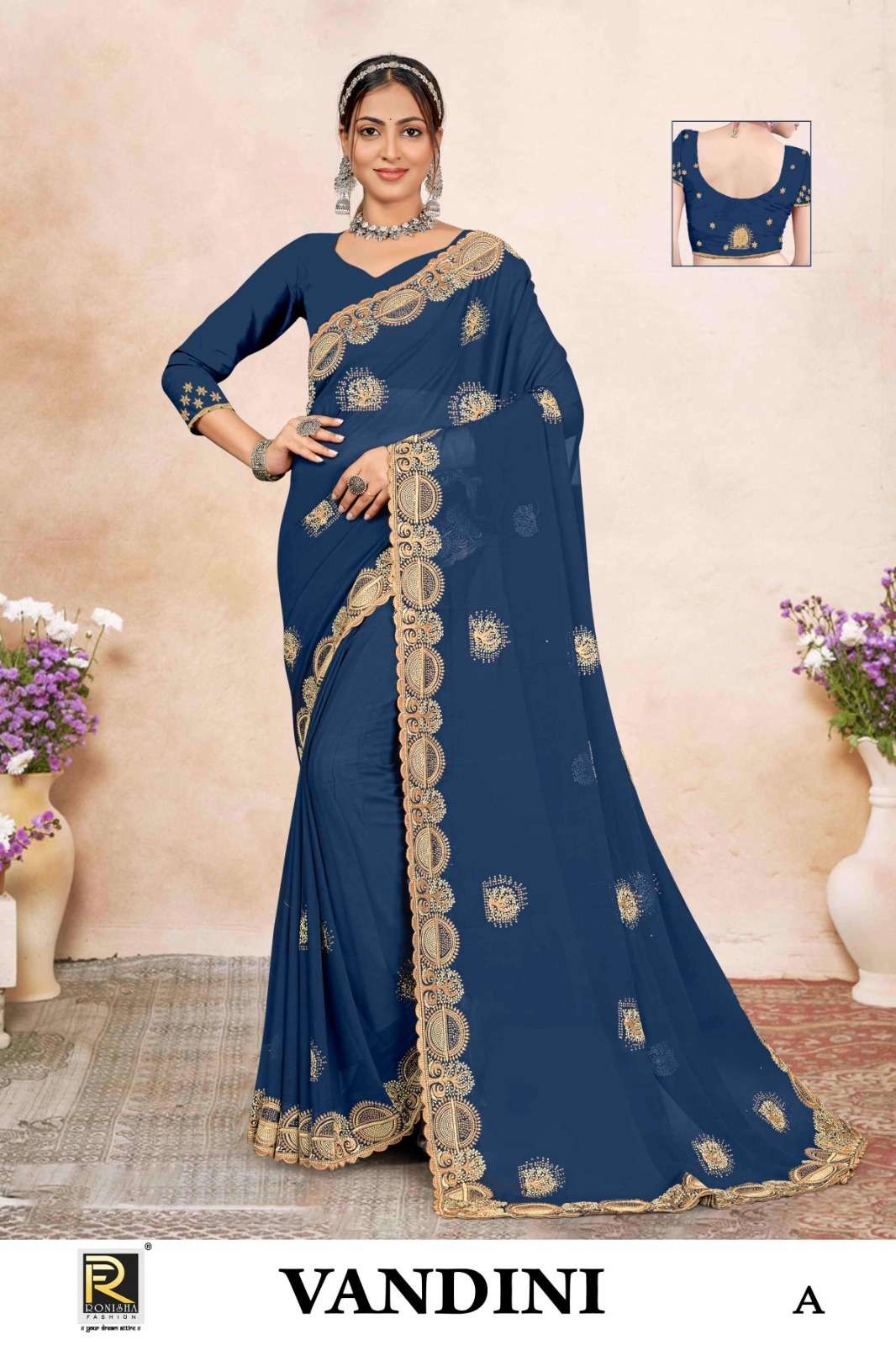 Ronisha Vandini Saree Wholesale catalog