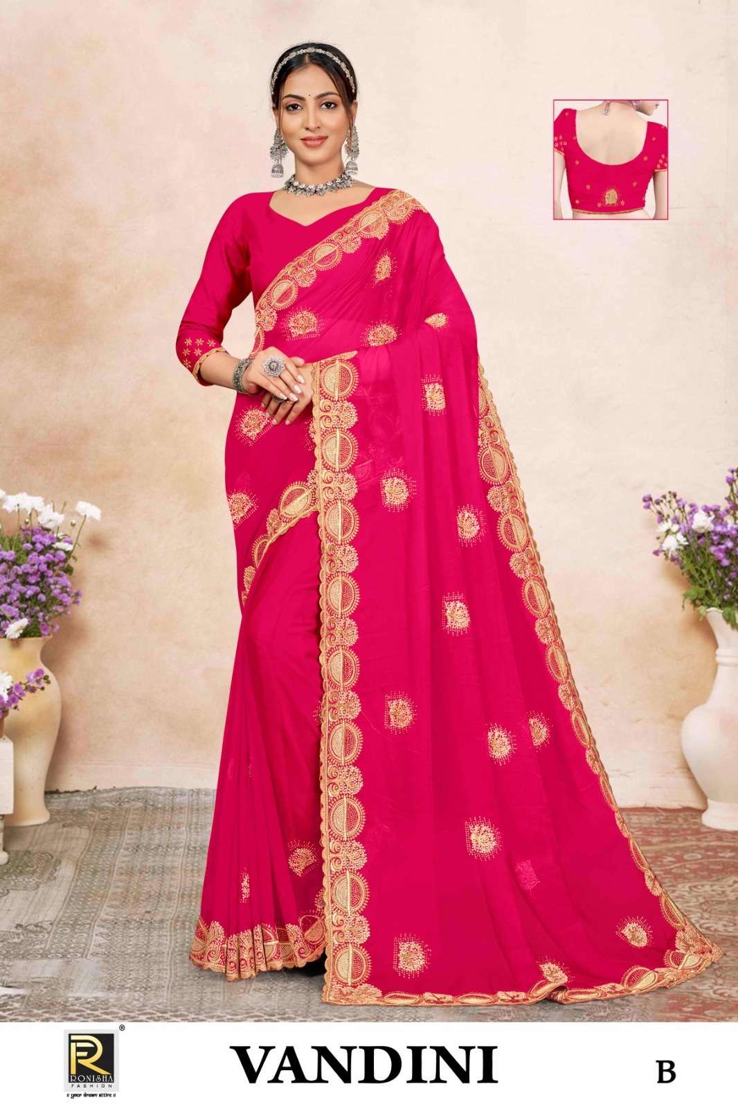 Ronisha Vandini Saree Wholesale catalog