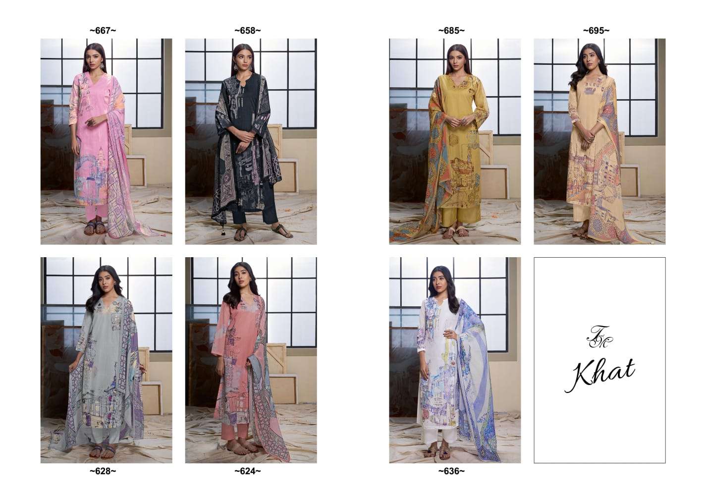 Sahiba KHAT Salwar Kameez Wholesale catalog