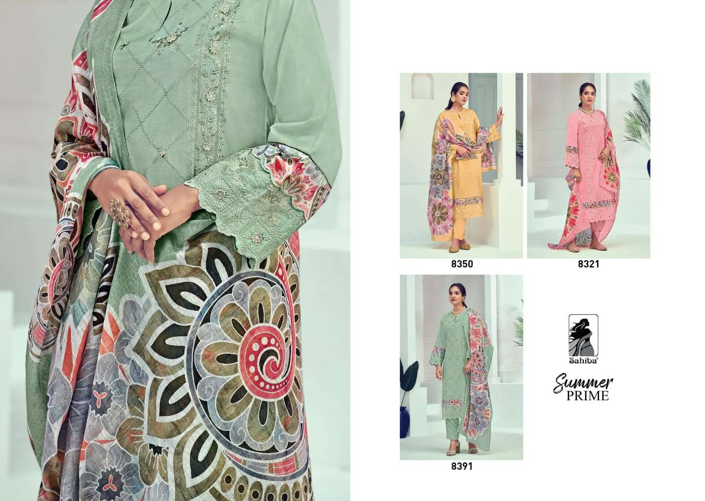 SAHIBA SUMMER PRIME Salwar Kameez Wholesale catalog