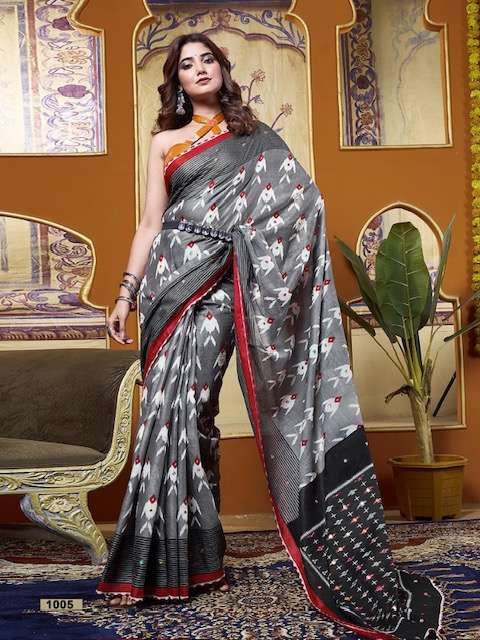Sanskar Woven Mulmul Cotton Saree Wholesale Catalog