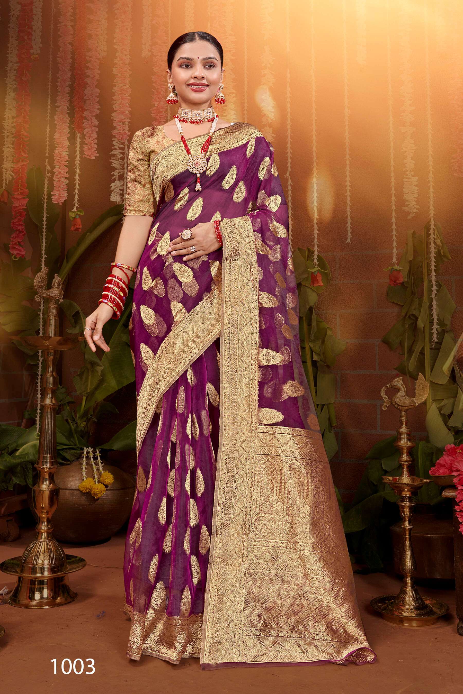 Saroj  Mahek Vol - 2 Sofft organza silk saree Wholesale catalog    