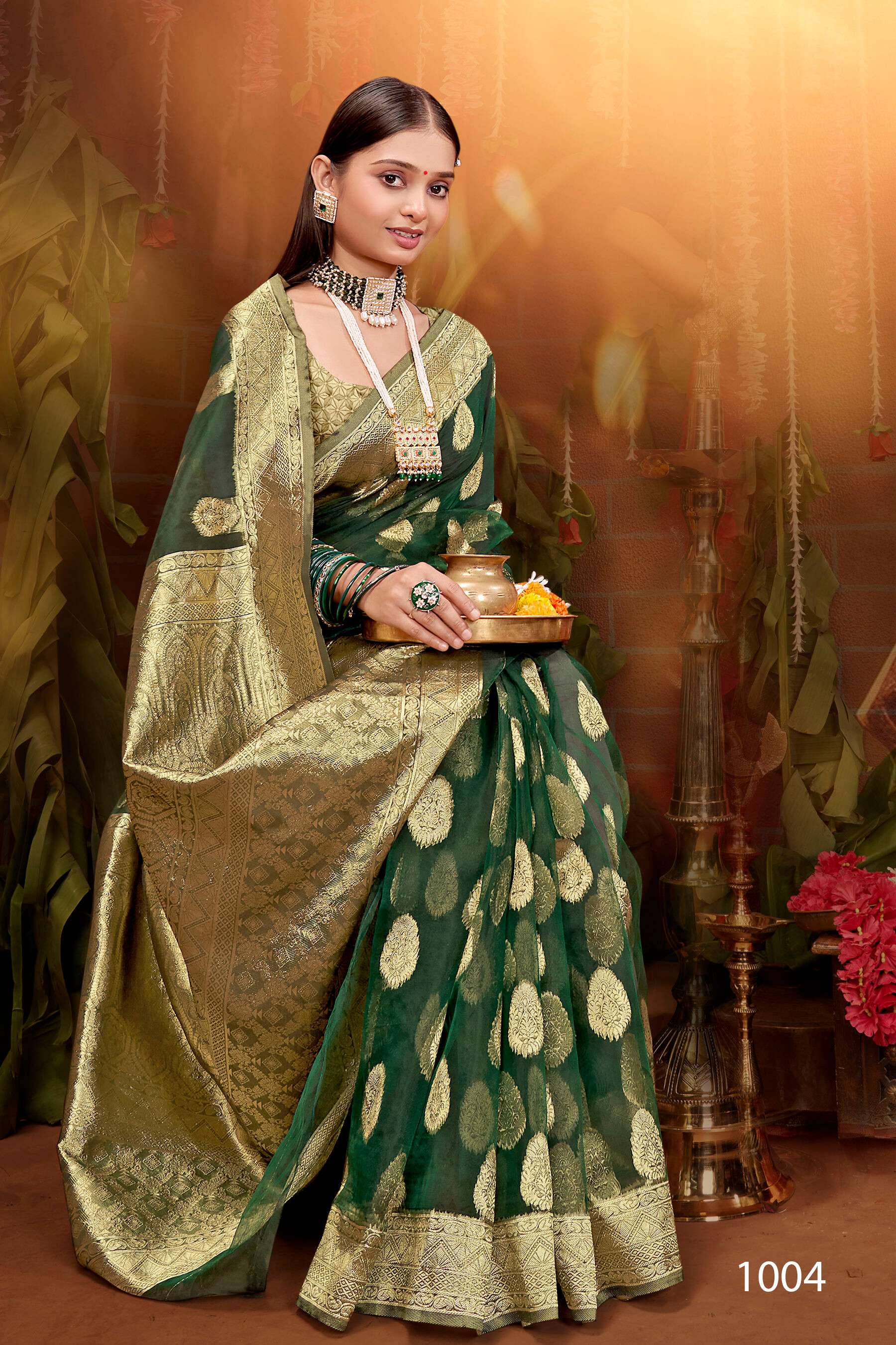 Saroj  Mahek Vol - 2 Sofft organza silk saree Wholesale catalog    