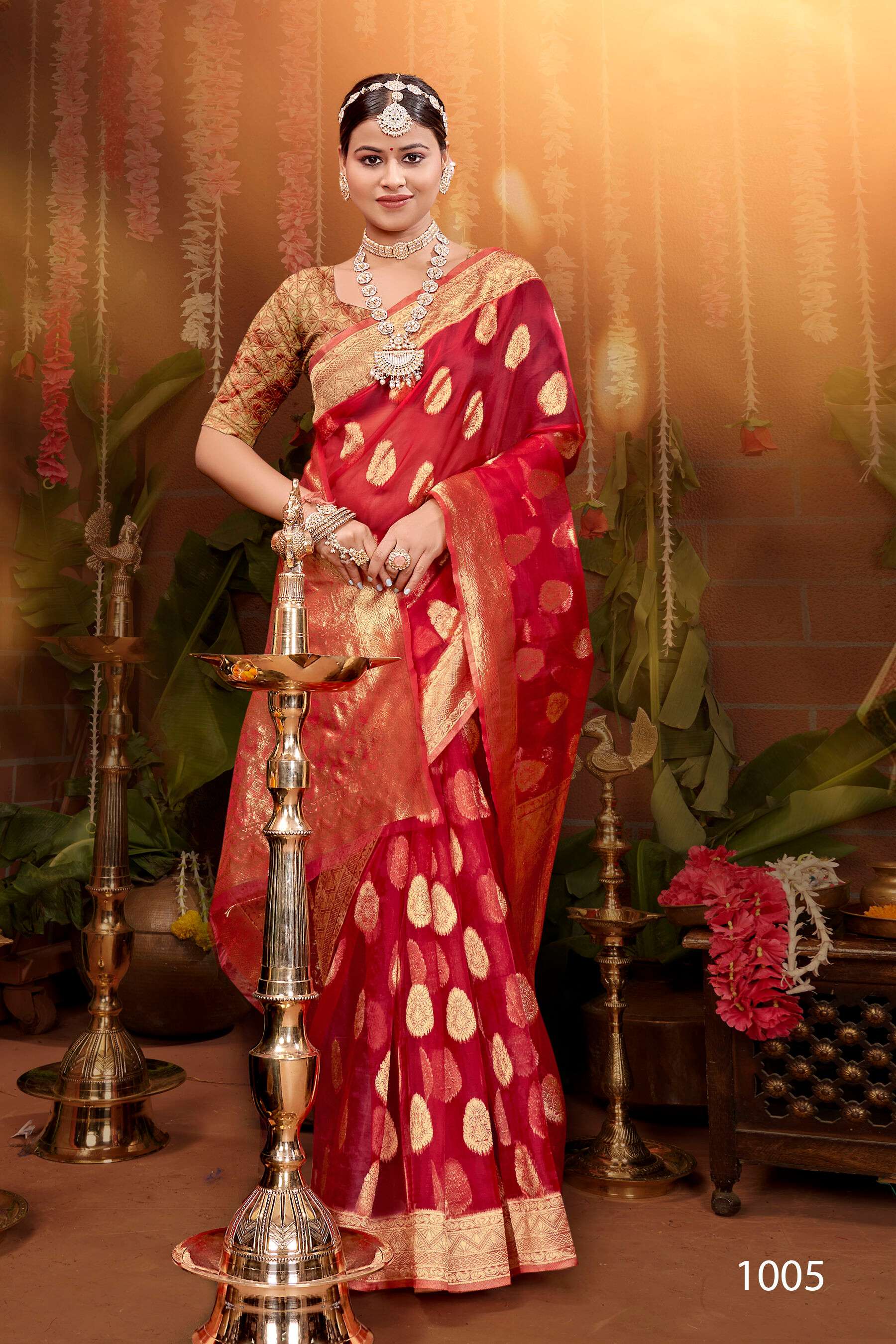 Saroj  Mahek Vol - 2 Sofft organza silk saree Wholesale catalog    