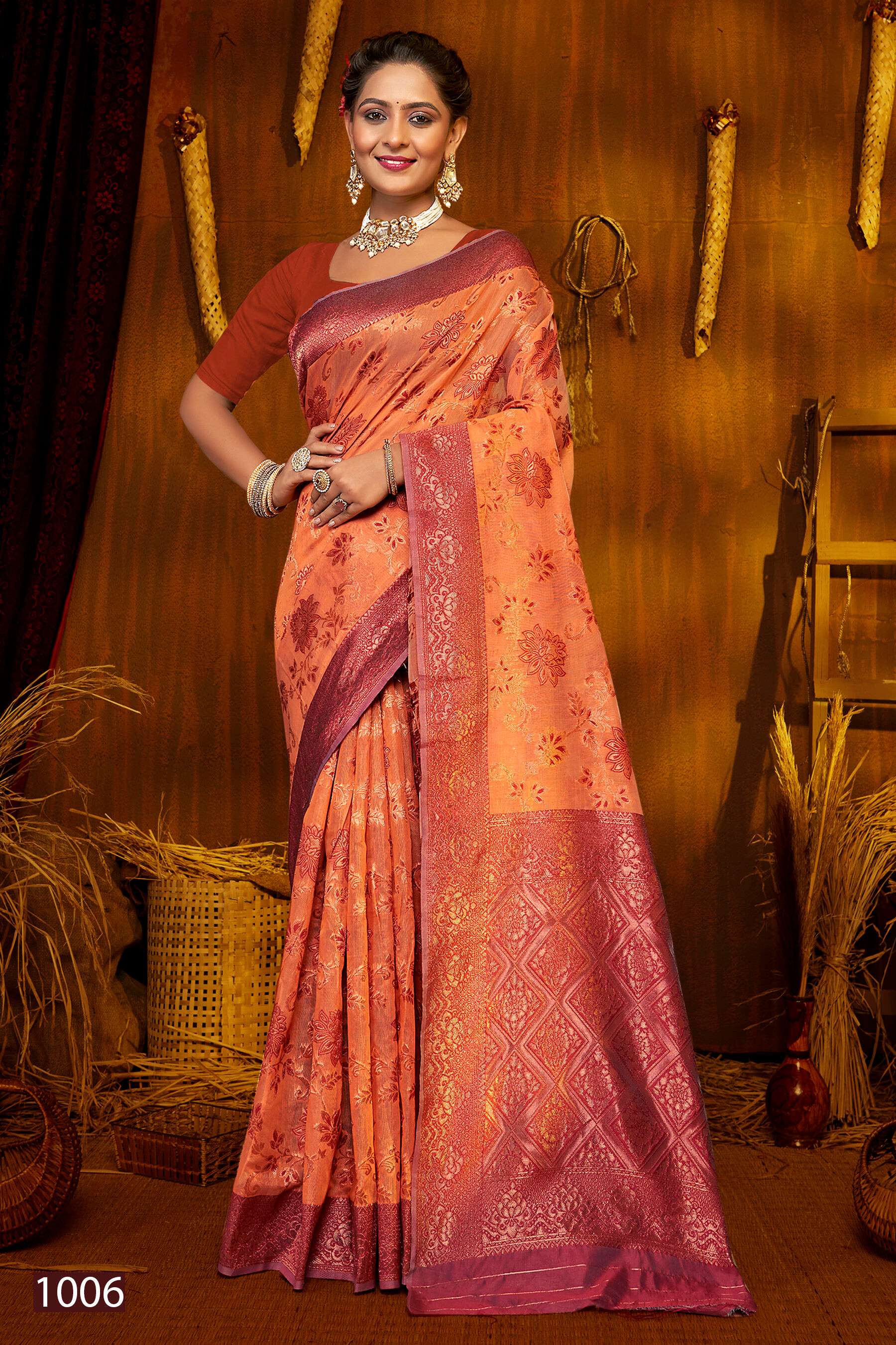 Saroj Purnabhumi Vol - 3 Soft cotton Saree Wholesale catalog  