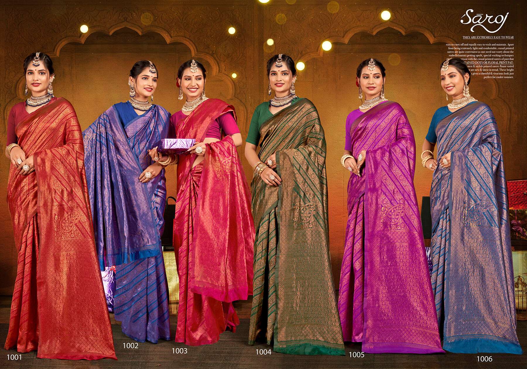 Saroj  Shezaadi Vol - 4 Soft lichi silk  Saree Wholesale catalog    