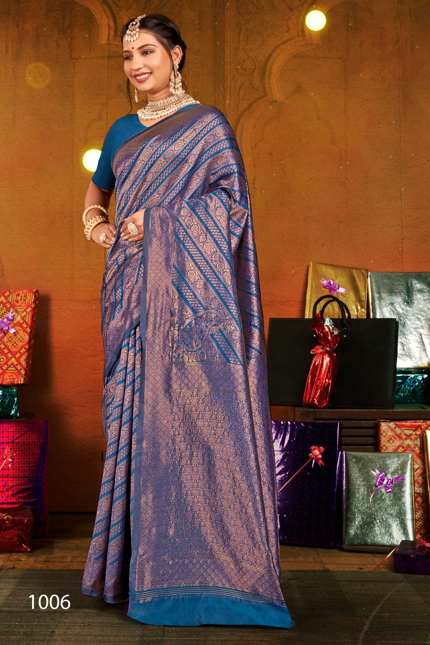Saroj  Shezaadi Vol - 4 Soft lichi silk  Saree Wholesale catalog    