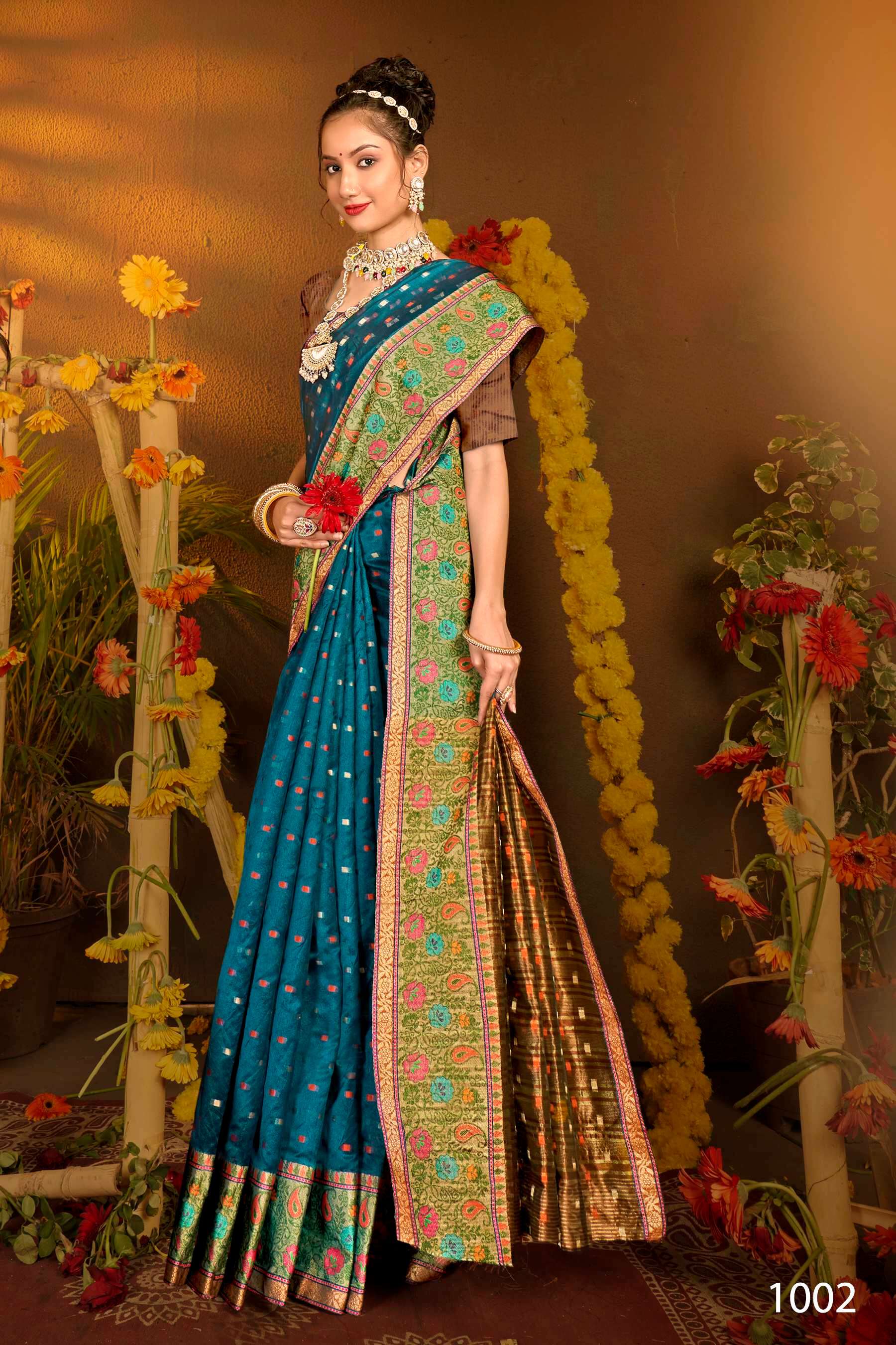 Saroj Sitaraa Vol - 1 Soft organza silk Saree Wholesale catalog    