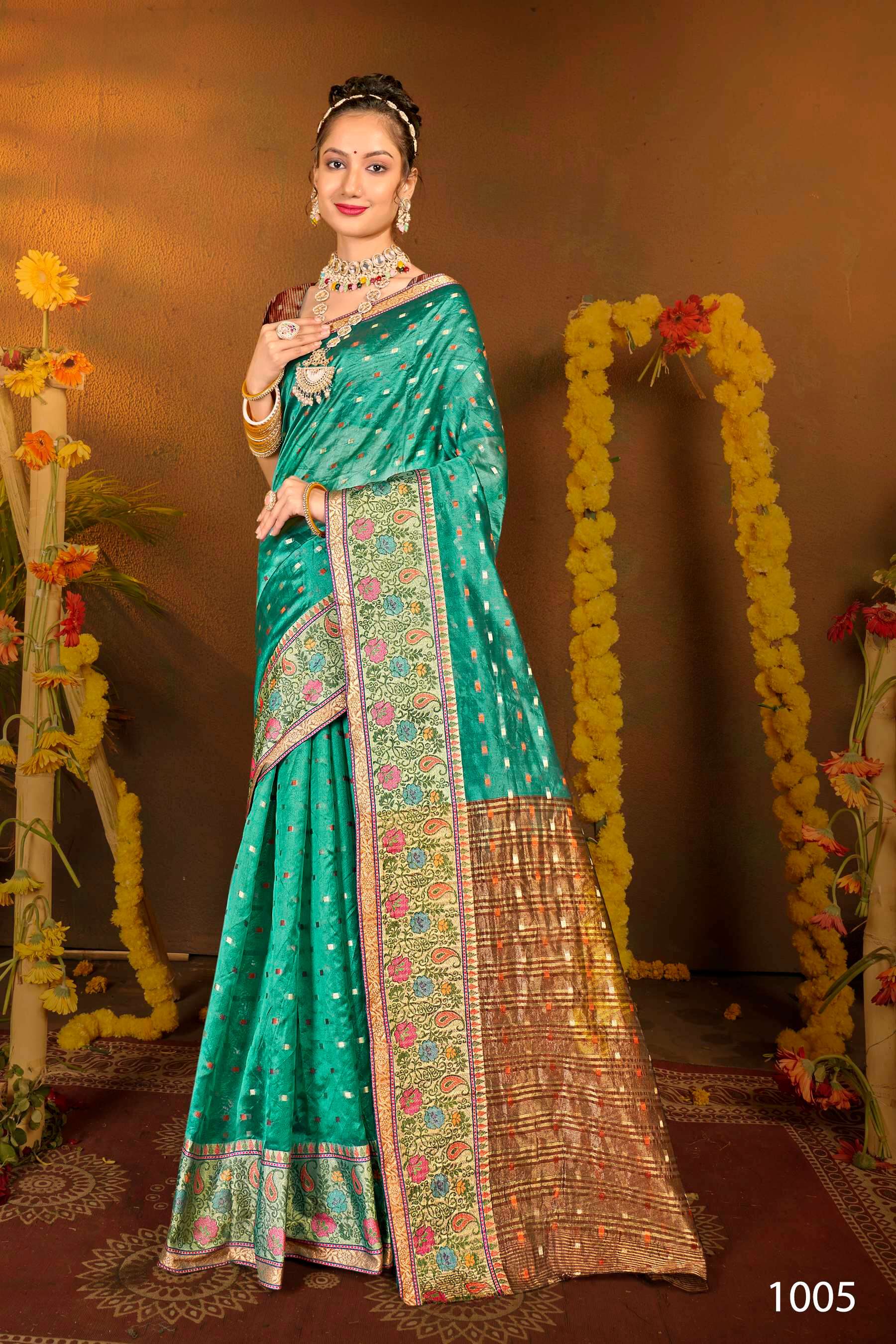 Saroj Sitaraa Vol - 1 Soft organza silk Saree Wholesale catalog    