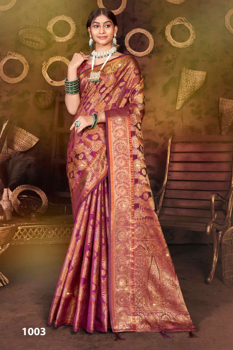Saroj  Victoria vol.5 Soft organza saree Saree Wholesale catalog    