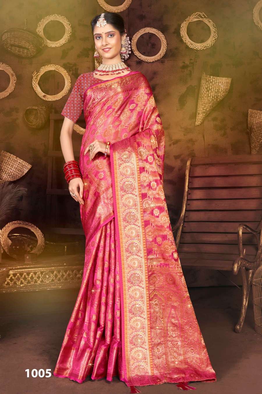 Saroj  Victoria vol.5 Soft organza saree Saree Wholesale catalog    