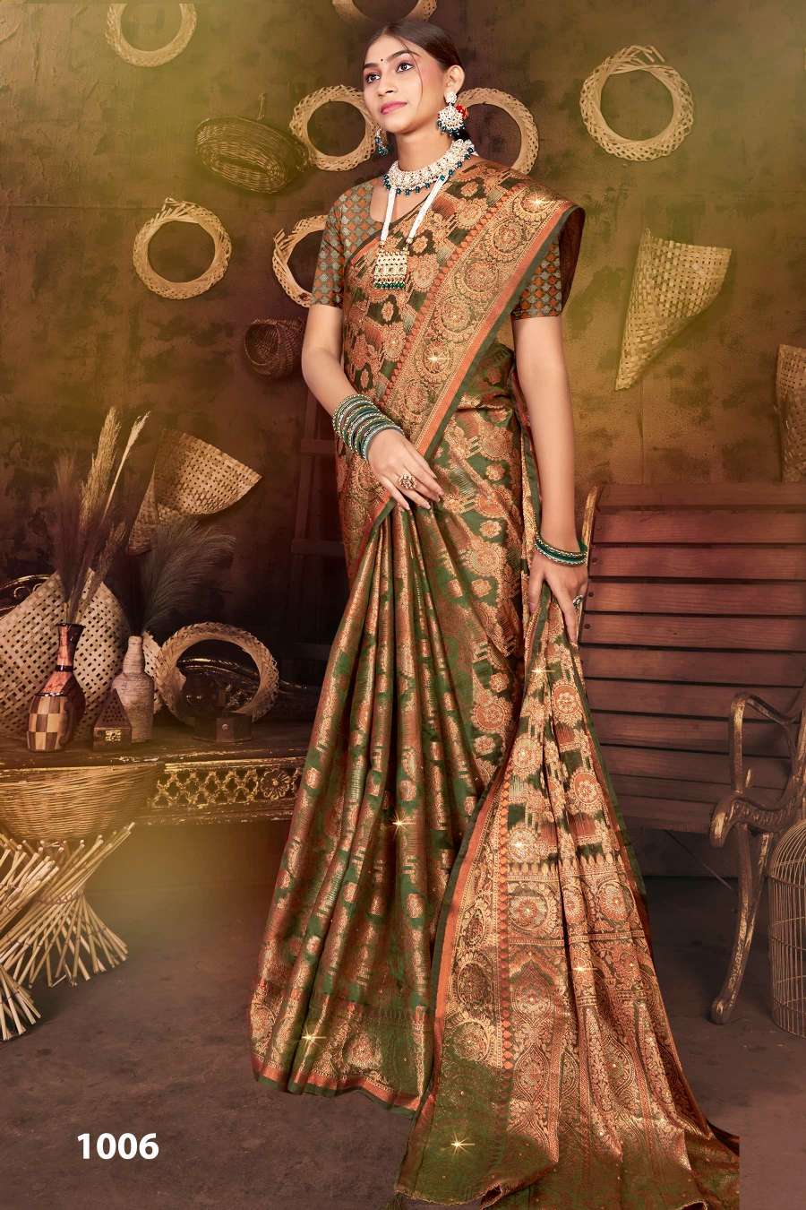 Saroj  Victoria vol.5 Soft organza saree Saree Wholesale catalog    