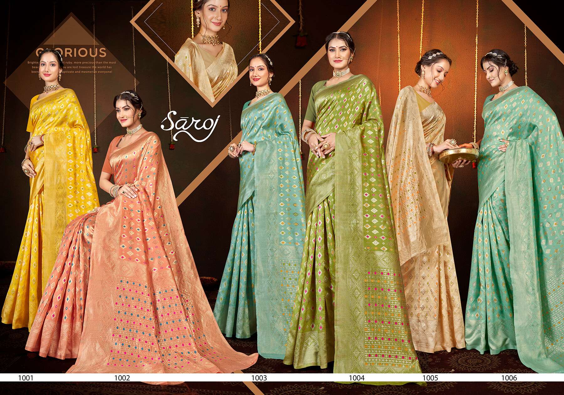 Saroj  Zohra silk Vol - 4 Soft cotton silk Saree Wholesale catalog    