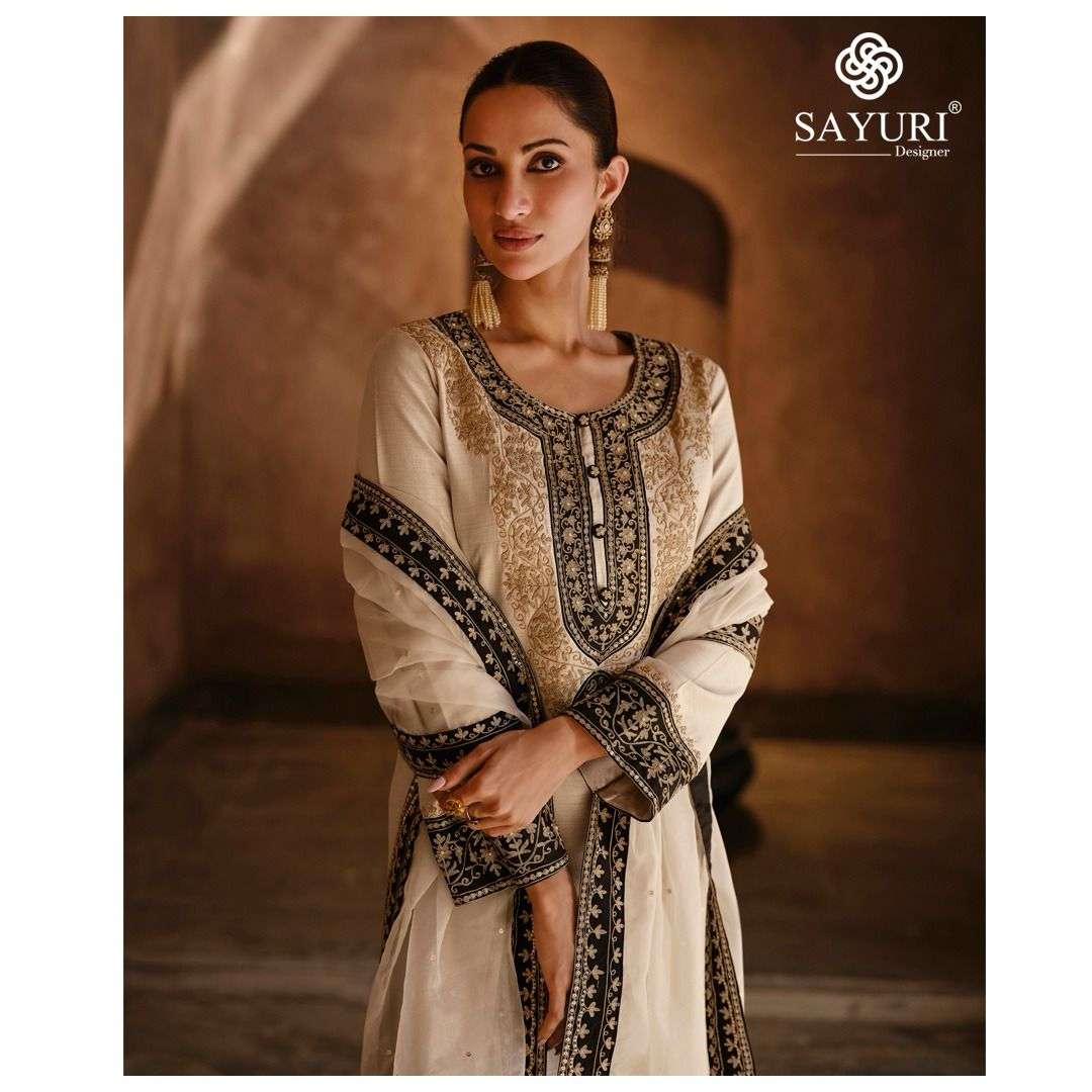 Sayuri Ruhani Premium Silk Designer Salwar Kameez Wholesale catalog