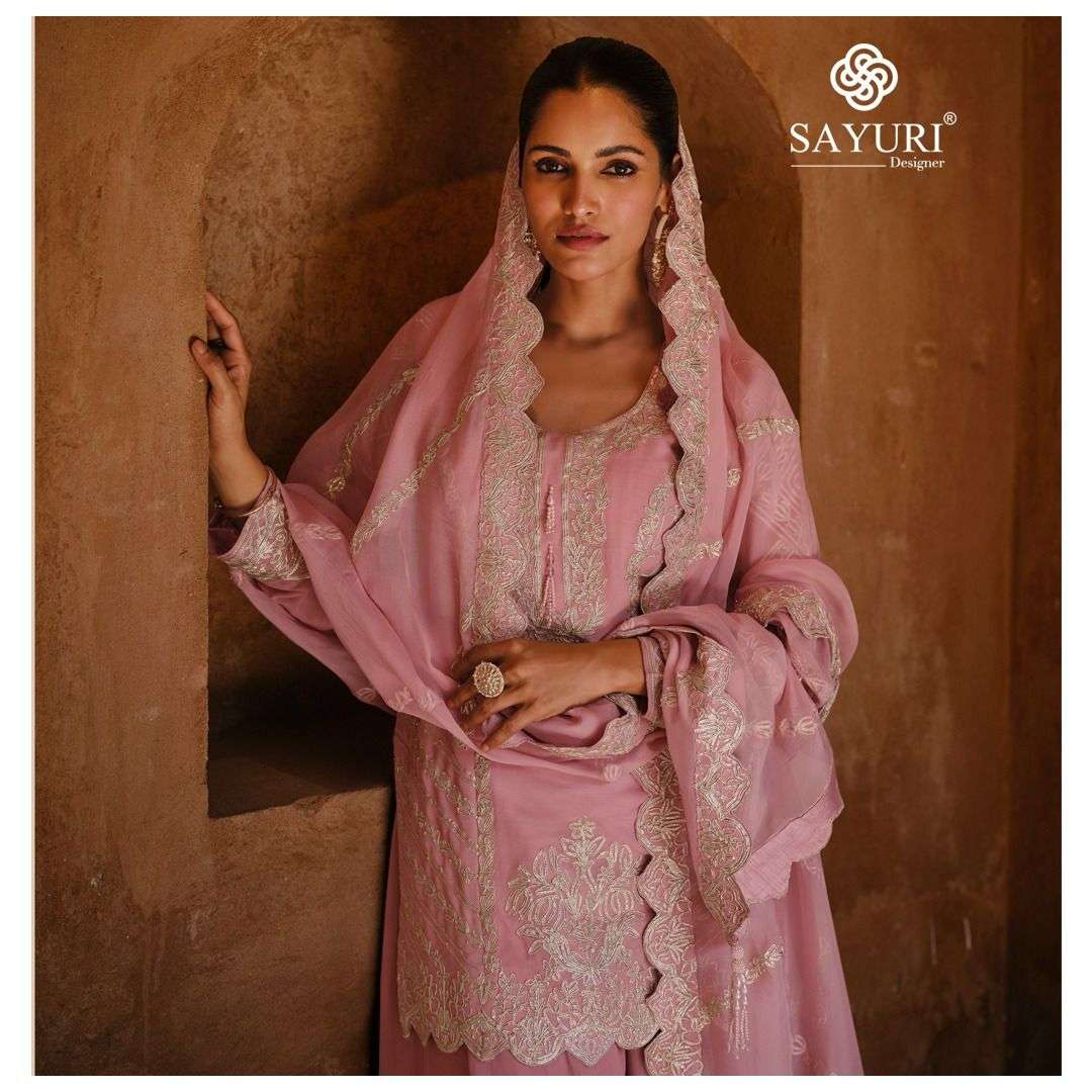 Sayuri Ruhani Premium Silk Designer Salwar Kameez Wholesale catalog