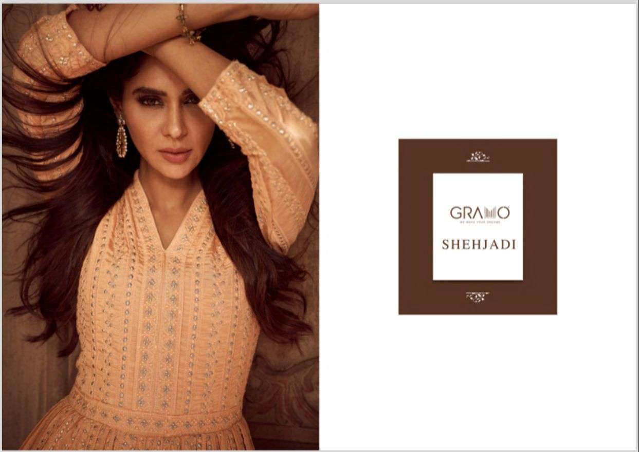SHEHJADI GEORGETTE GOWN Kurti Wholesale catalog