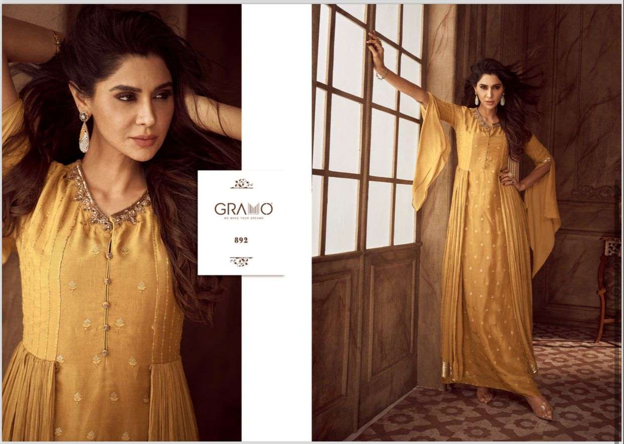 SHEHJADI GEORGETTE GOWN Kurti Wholesale catalog