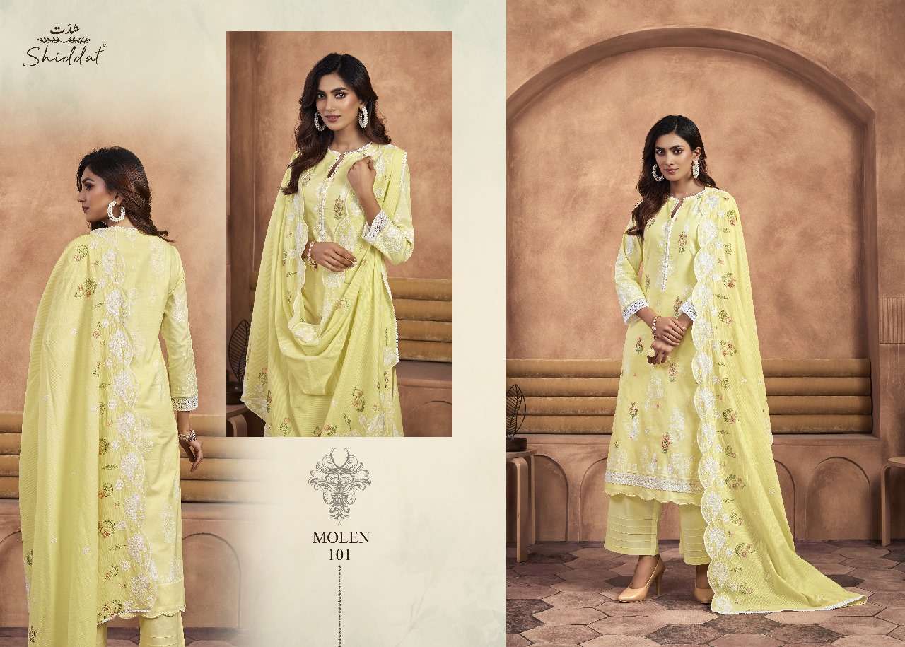 SHIDDAT MOLEN Salwar Kameez Wholesale catalog