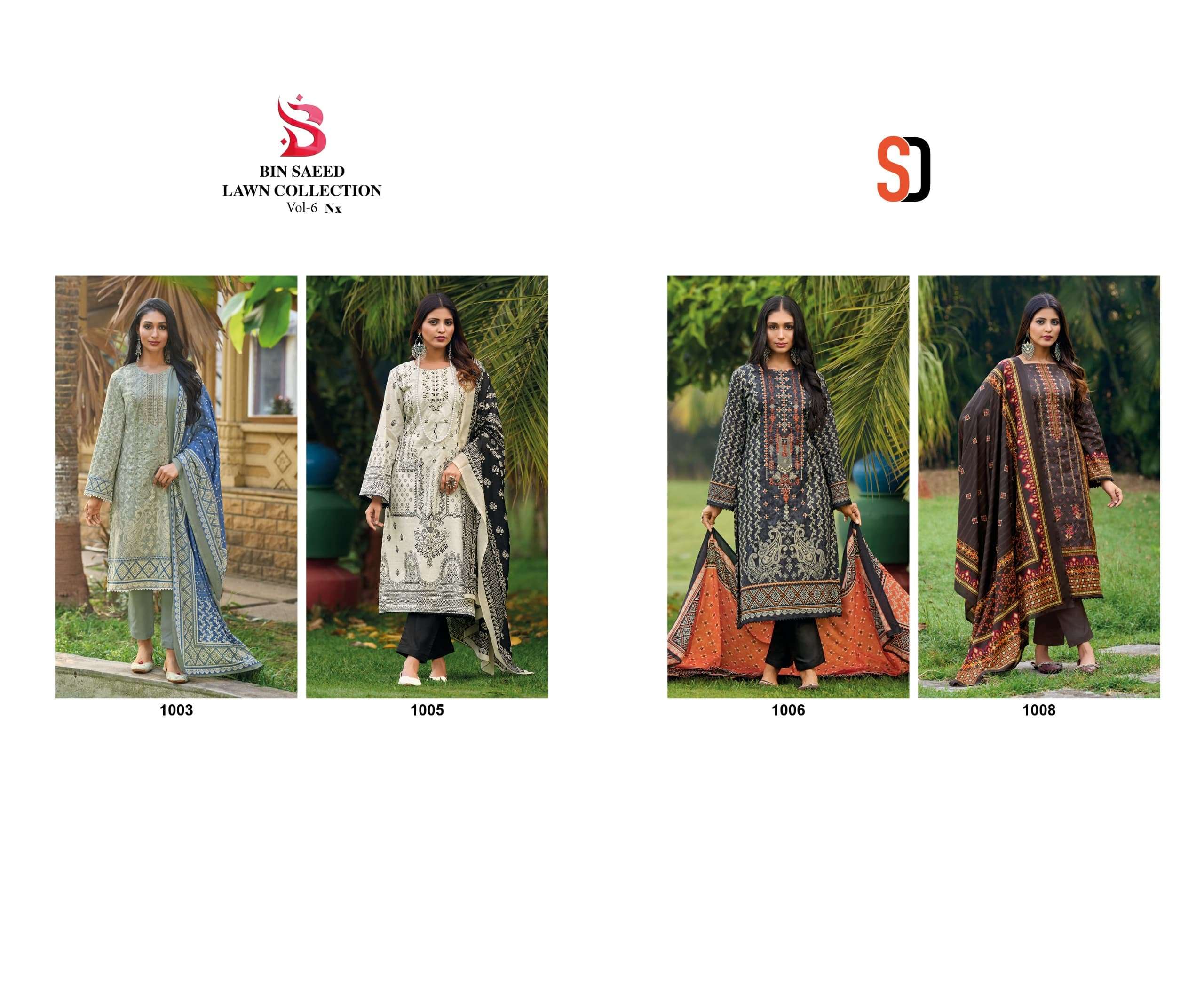 Shraddha Bin saeed Vol 6 Nx Salwar Kameez Wholesale catalog