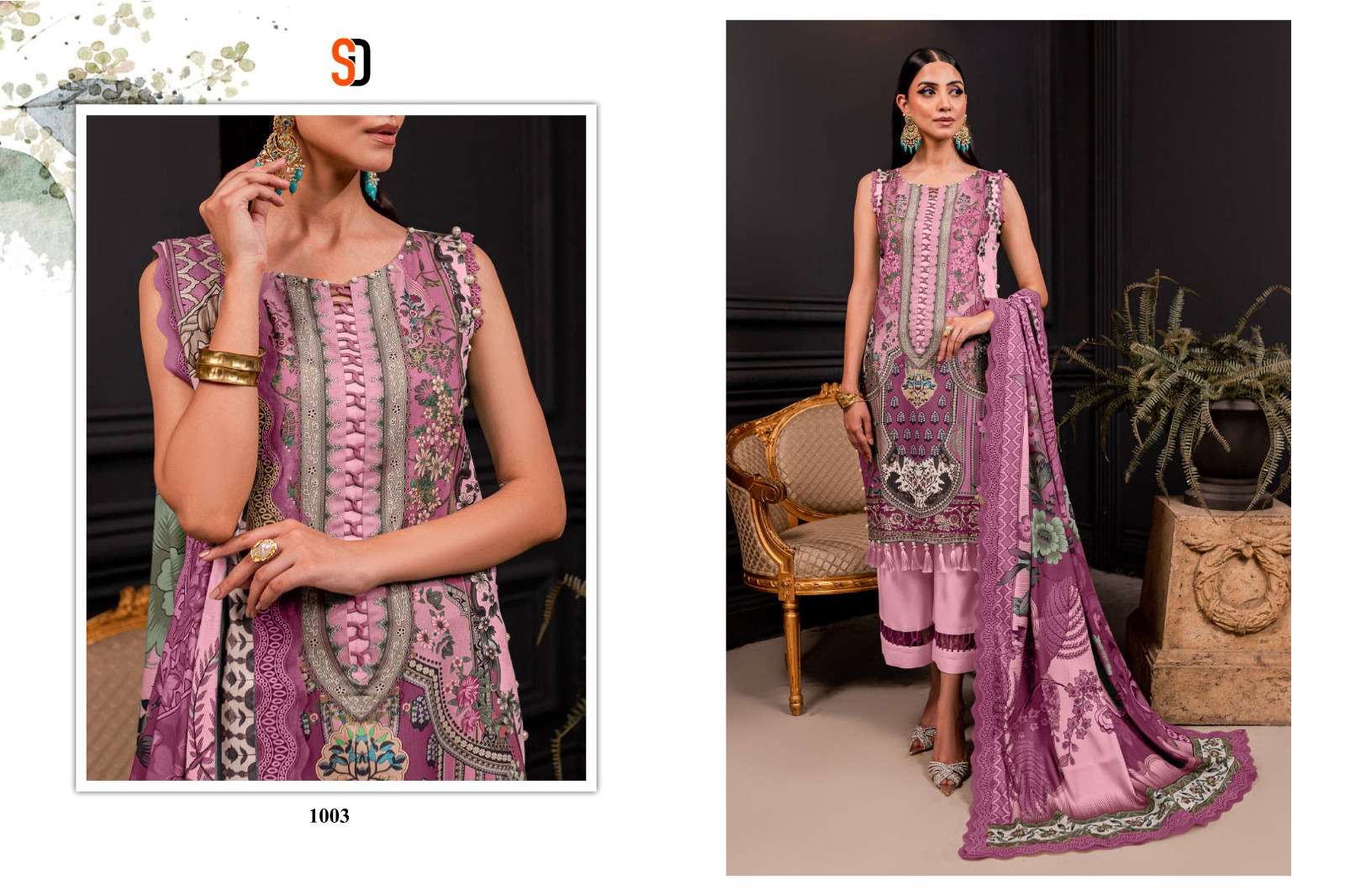 Shraddha Needle Wonder Vol 1 Embroidery Salwar Kameez Wholesale catalog