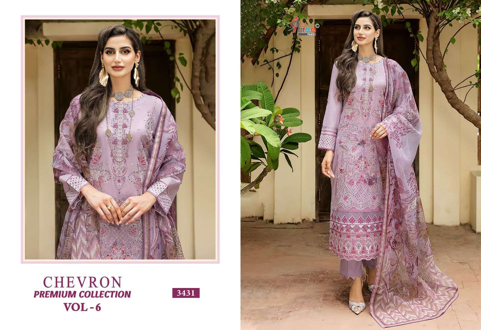 Shree Chevron Vol 6 Cotton Dupatta Pakistani Suits Wholesale catalog