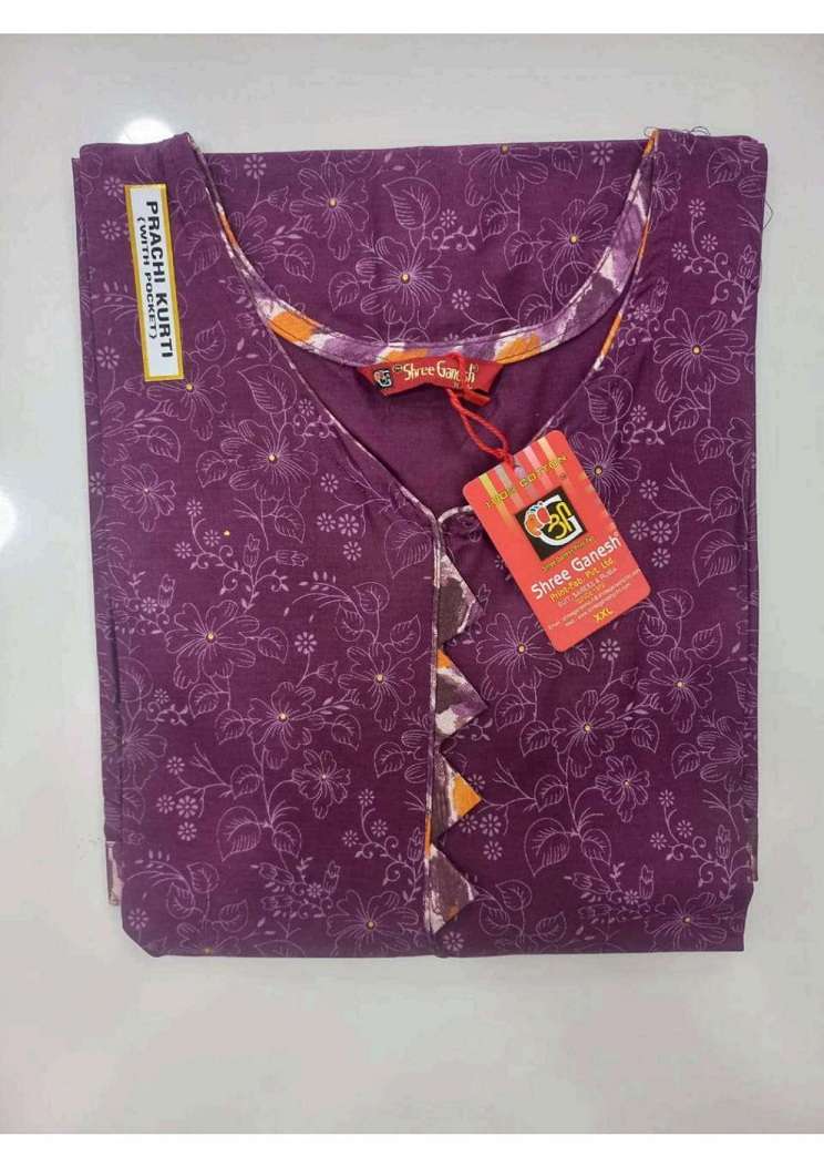 Shree Ganesh Prachi Vol-9 – Straight Kurtis Wholesale Catalog