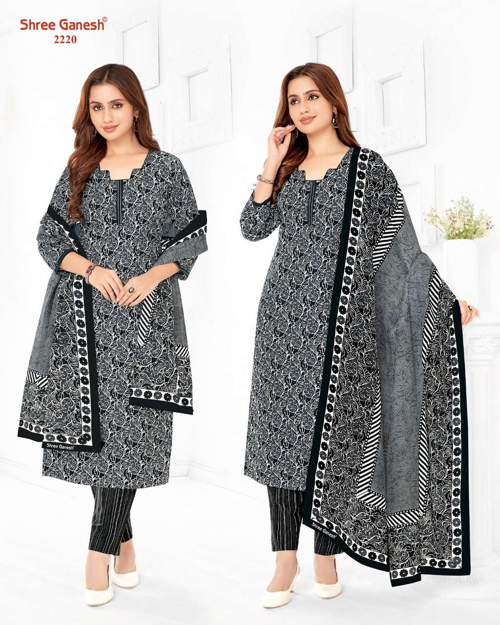 Shree Ganesh Samaiyra Vol-12 – Kurti Pant With Dupatta Wholesale Catalog