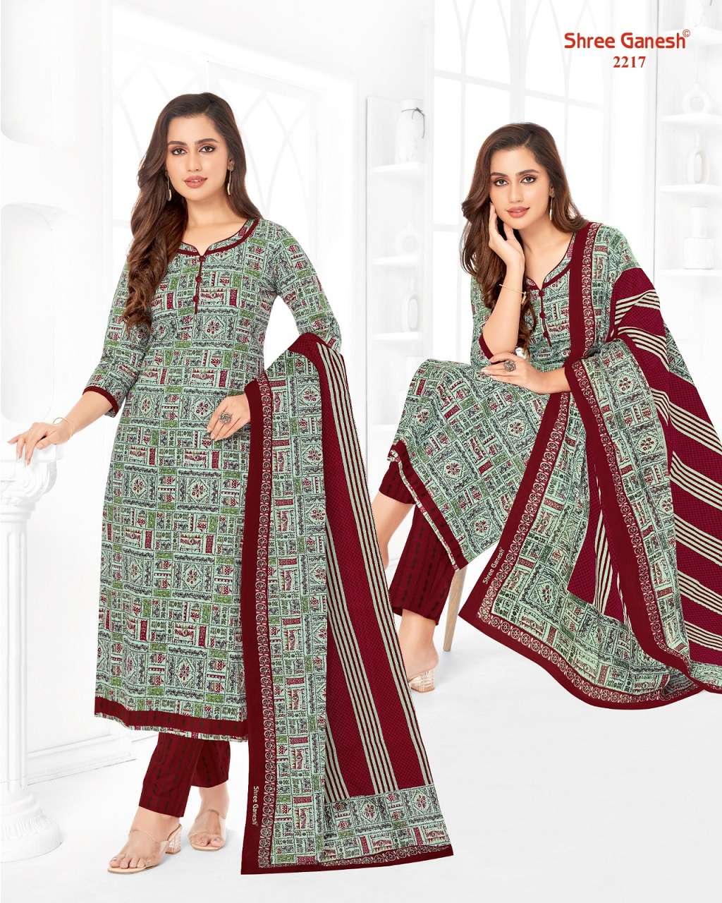 Shree Ganesh Samaiyra Vol-12 – Kurti Pant With Dupatta Wholesale Catalog