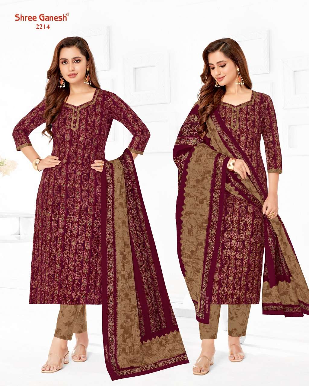 Shree Ganesh Samaiyra Vol-12 – Kurti Pant With Dupatta Wholesale Catalog