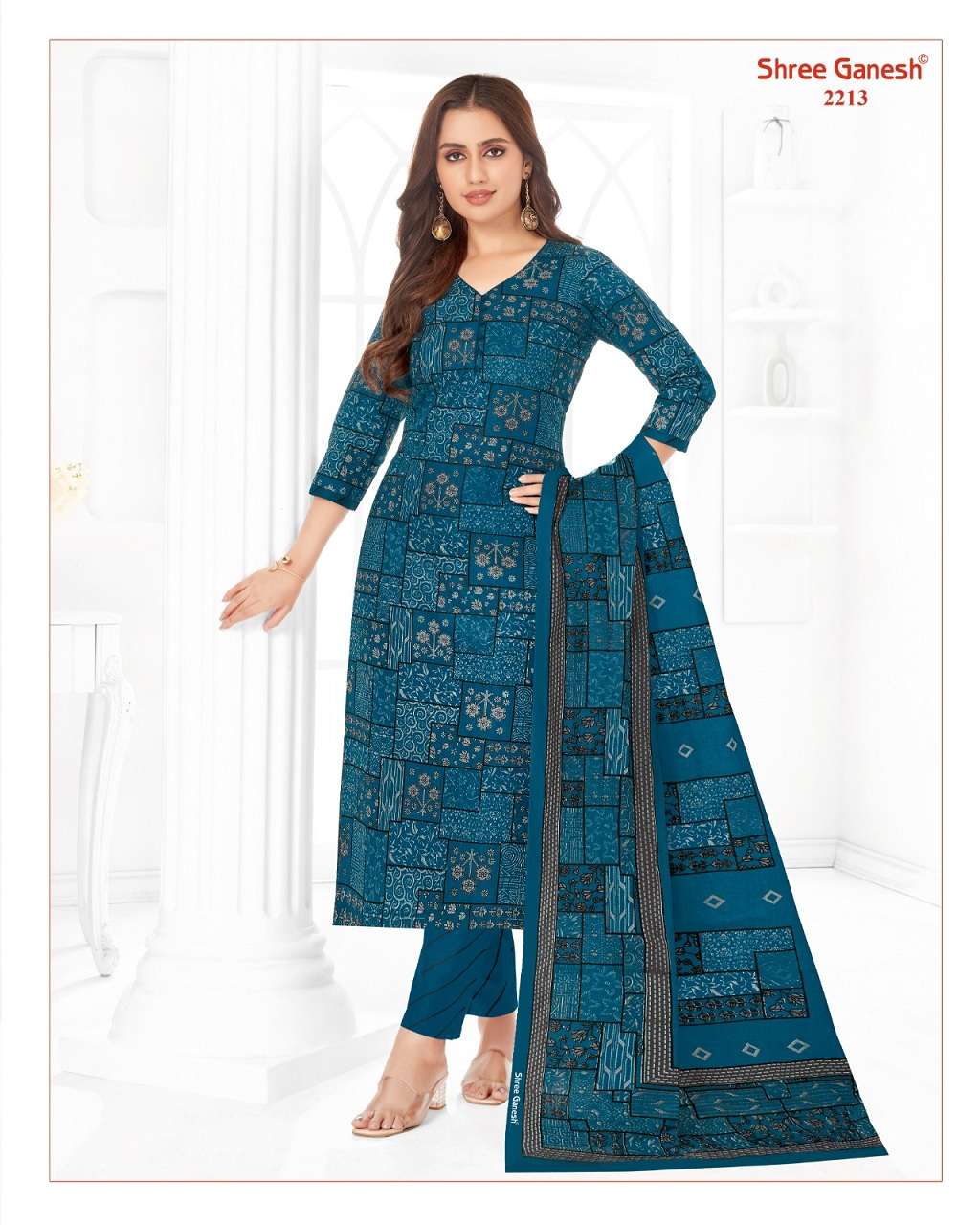 Shree Ganesh Samaiyra Vol-12 – Kurti Pant With Dupatta Wholesale Catalog