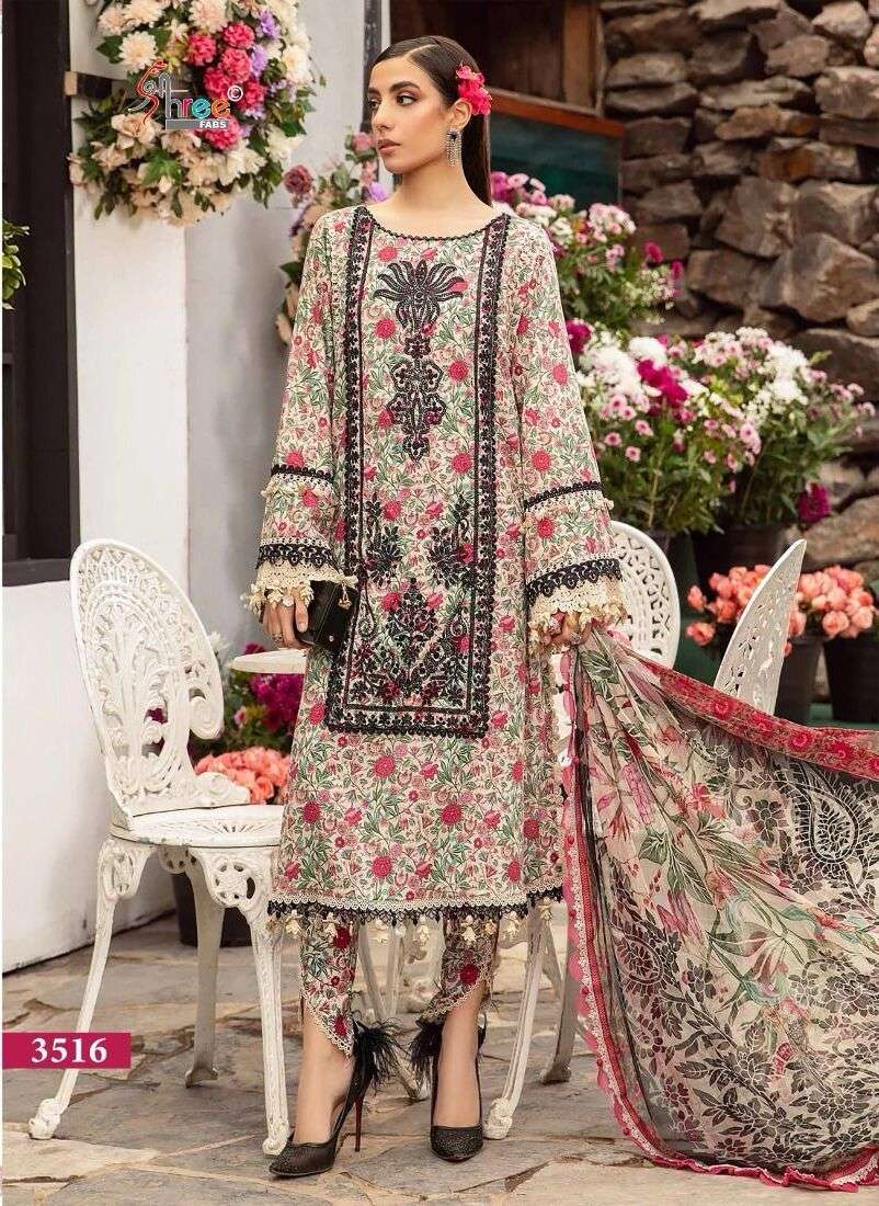 Shree Mariya B M Print Vol 16 Cotton Dupatta Salwar Kameez Wholesale catalog