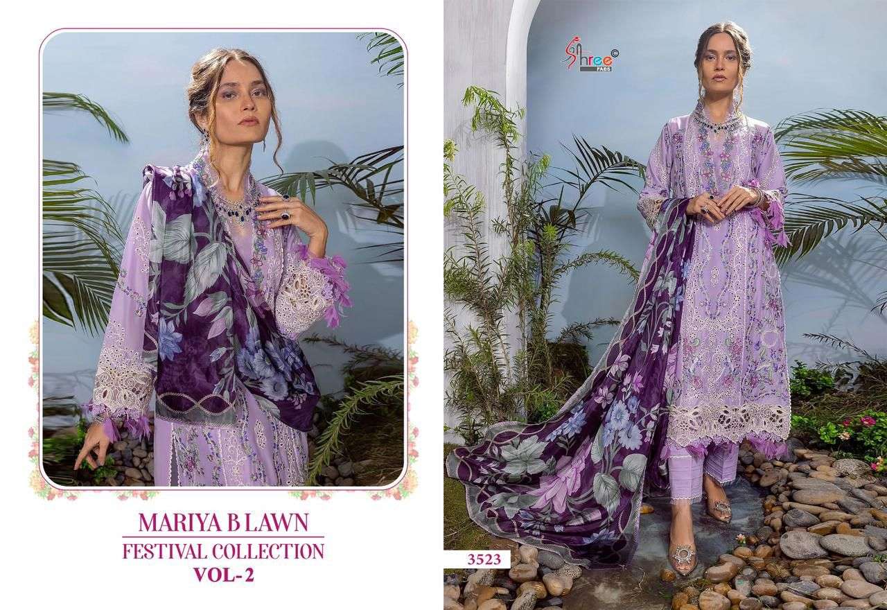 Shree Mariya B Vol 2 Cotton Dupatta Salwar Suit Wholesale catalog