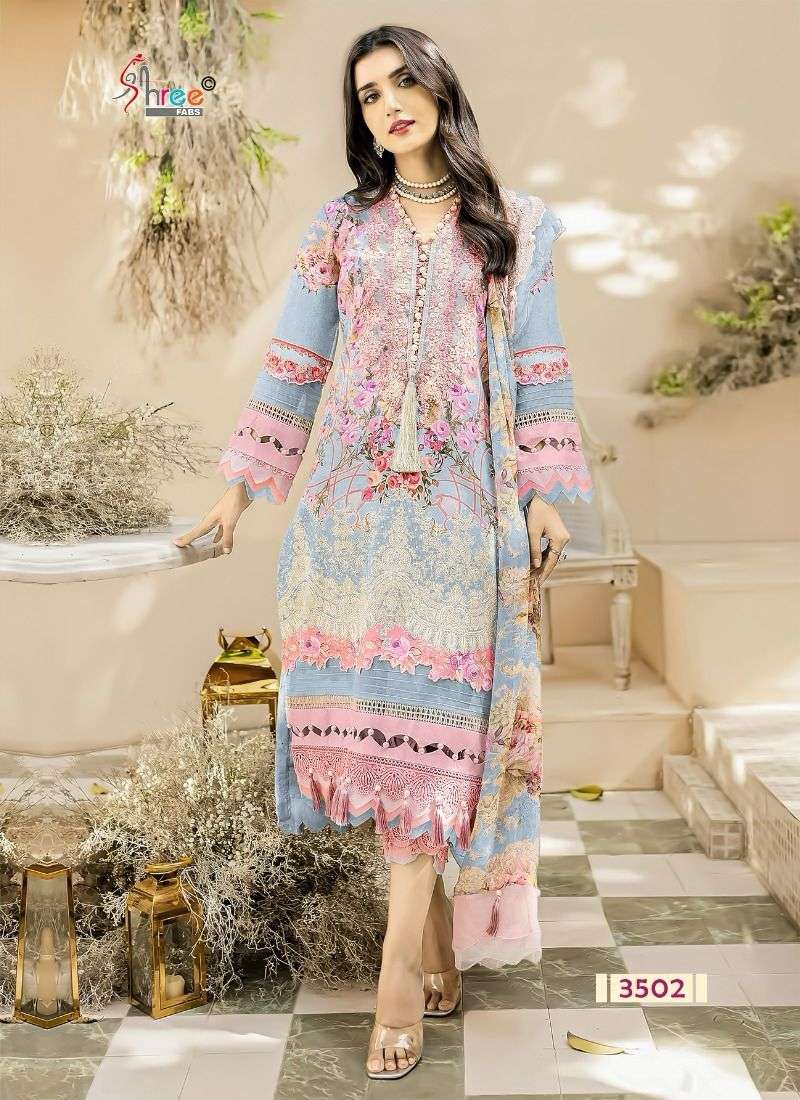 Shree Needle Wonder Color Edition Cotton Dupatta Salwar Suit Wholesale catalog