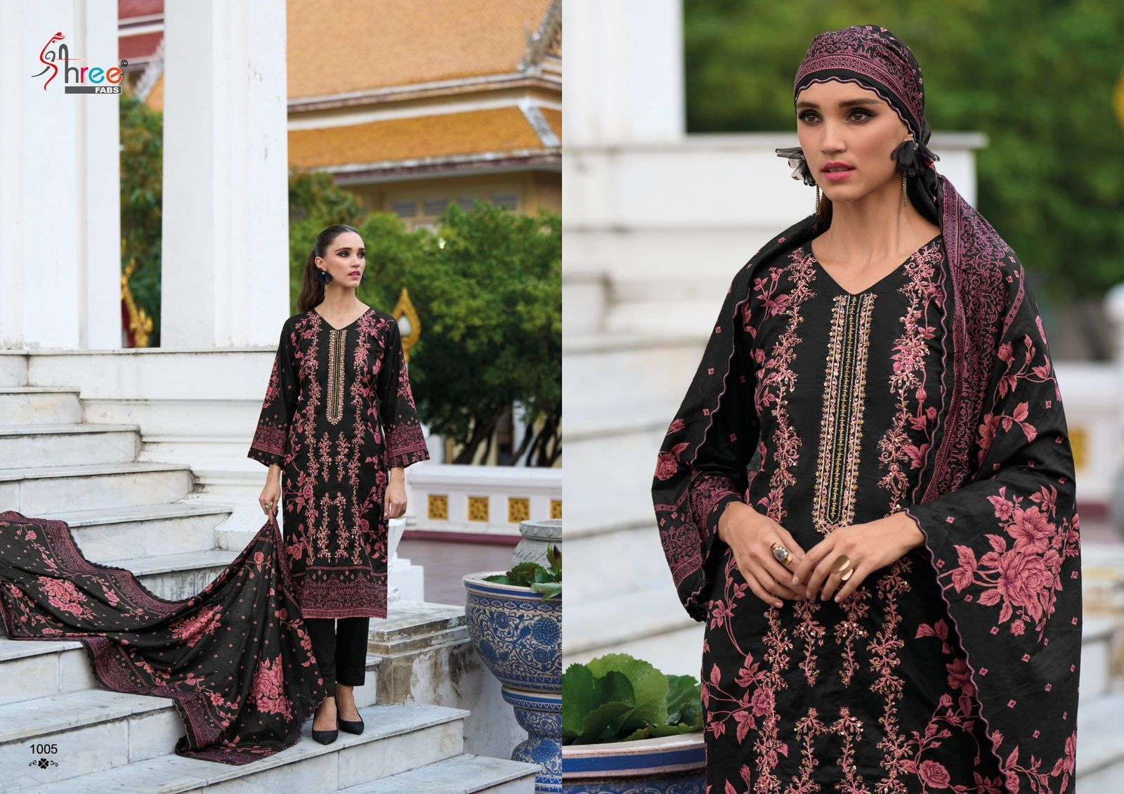 Shree Riwayat Premium Chiffon Dupatta Designer Salwar Suits Wholesale catalog