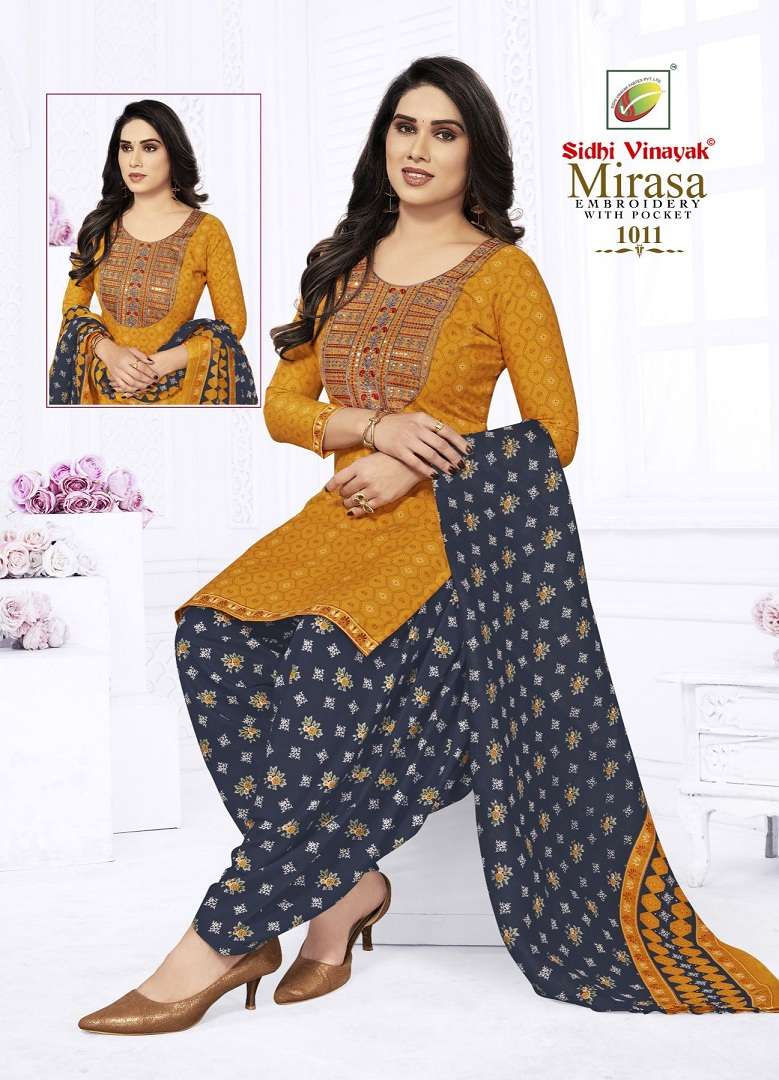 Sidhi Vinayak Mirasa Vol-1 – Readymade With Lining Wholesale Catalog