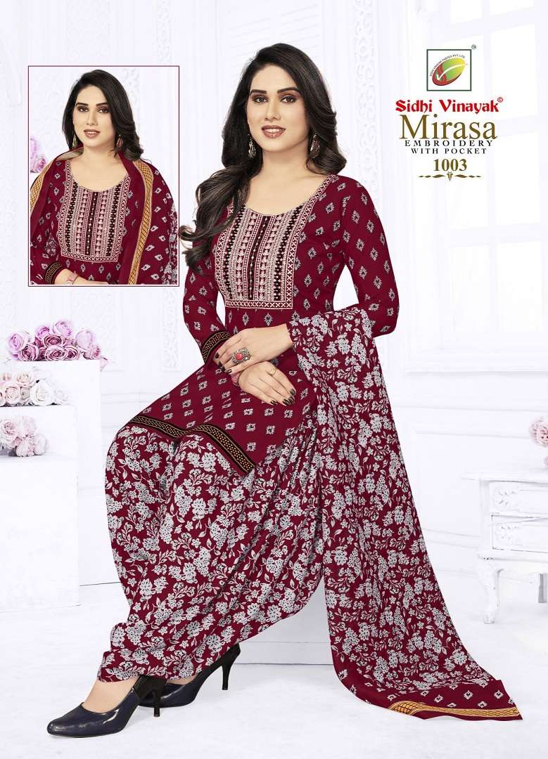 Sidhi Vinayak Mirasa Vol-1 – Readymade With Lining Wholesale Catalog