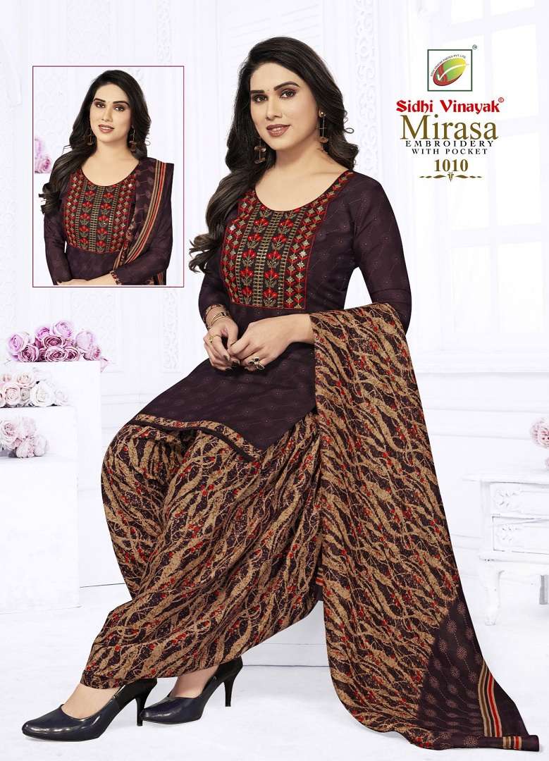 Sidhi Vinayak Mirasa Vol-1 – Readymade With Lining Wholesale Catalog