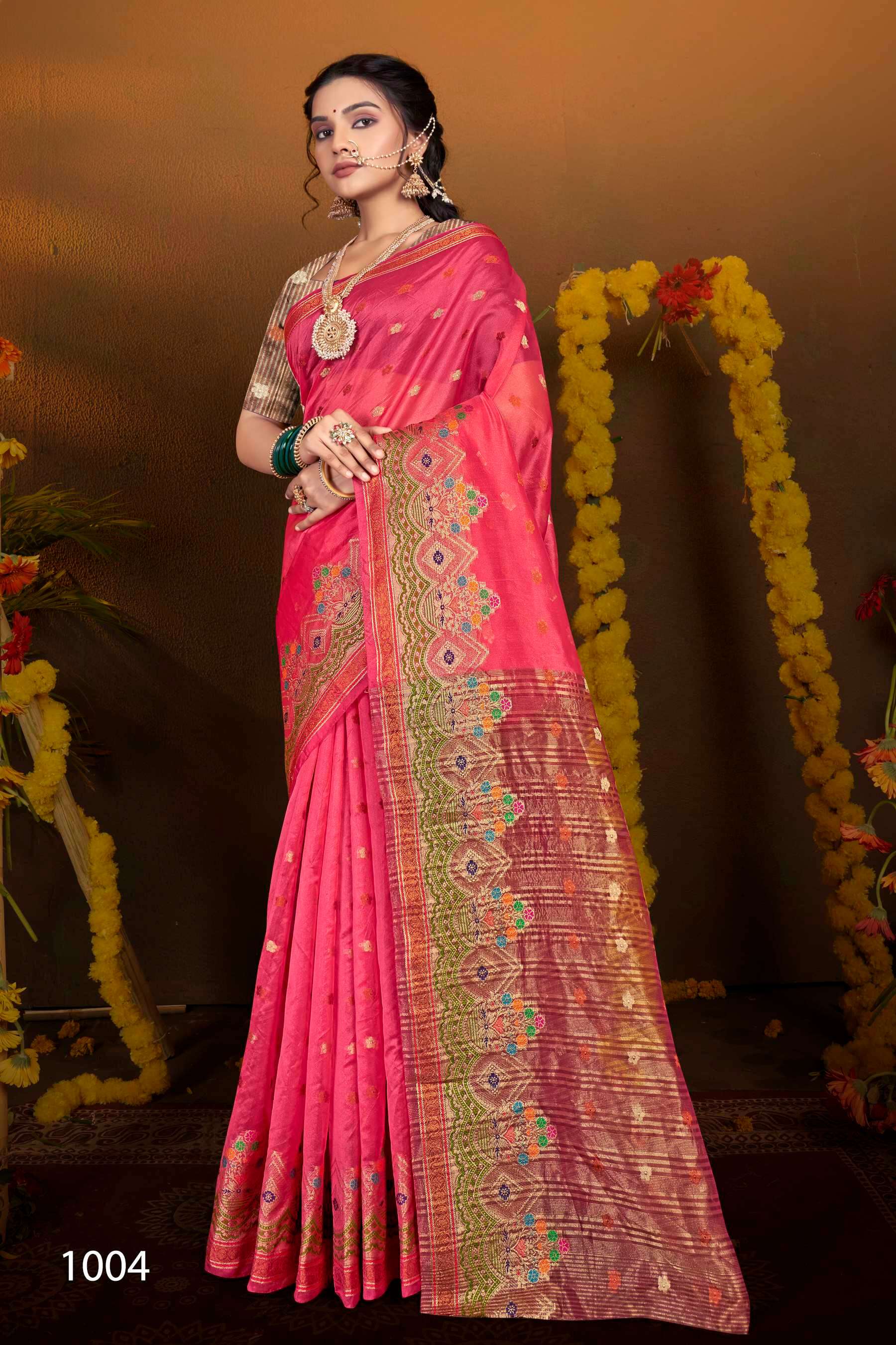 Sitaraa Vol.4 Soft organza silk Saree Wholesale catalog    