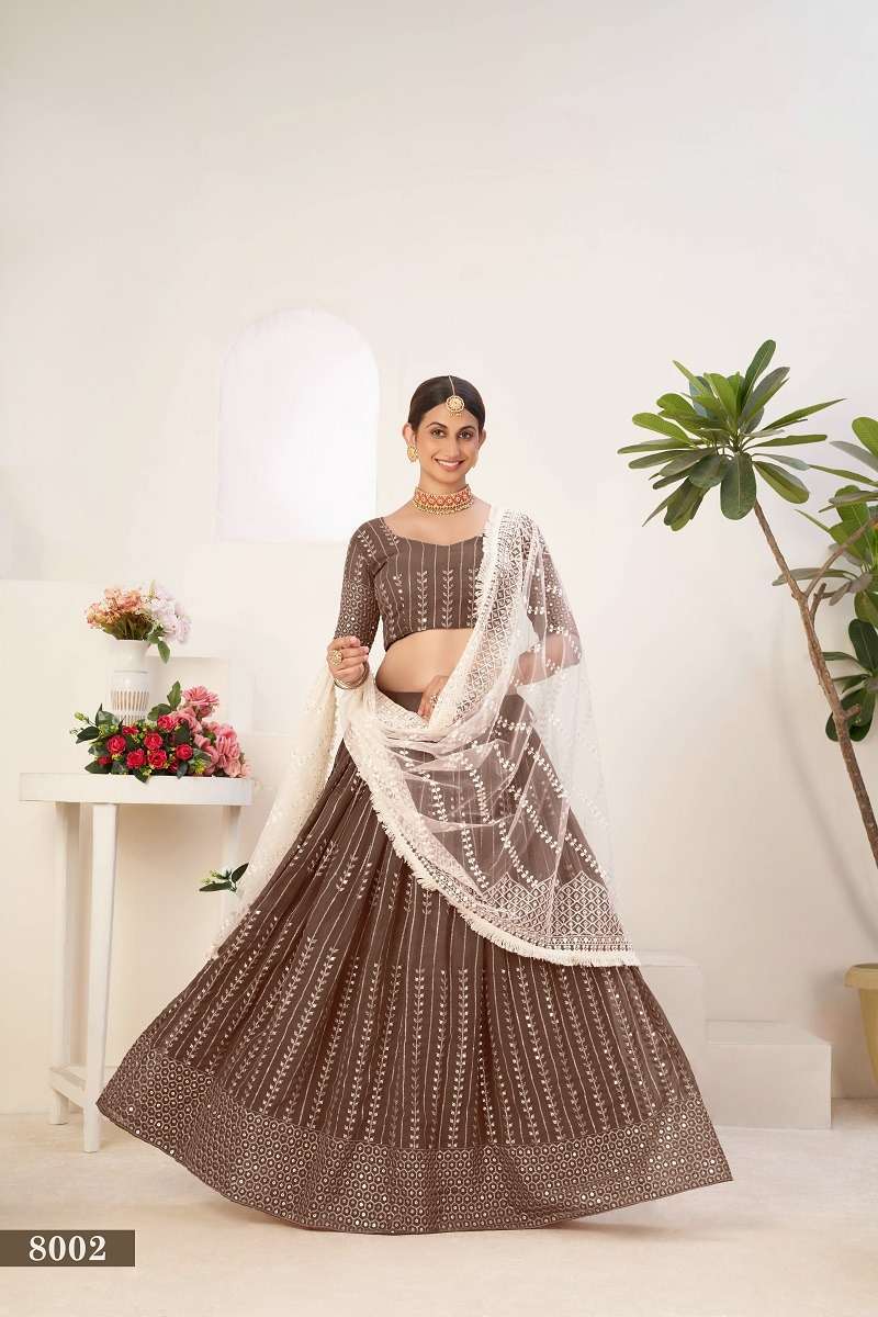 SIYA VOL-1 CARAMEL TWILIGHT LAVENDER PREMIUM COLLECTION THIS WEDDING SEASON Lehenga choli Wholesale catalog