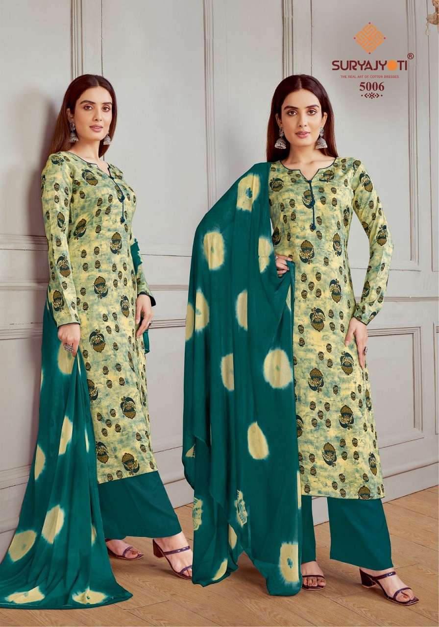 Suryajyoti Paroo Vol-5- Dress Material Wholesale Catalog